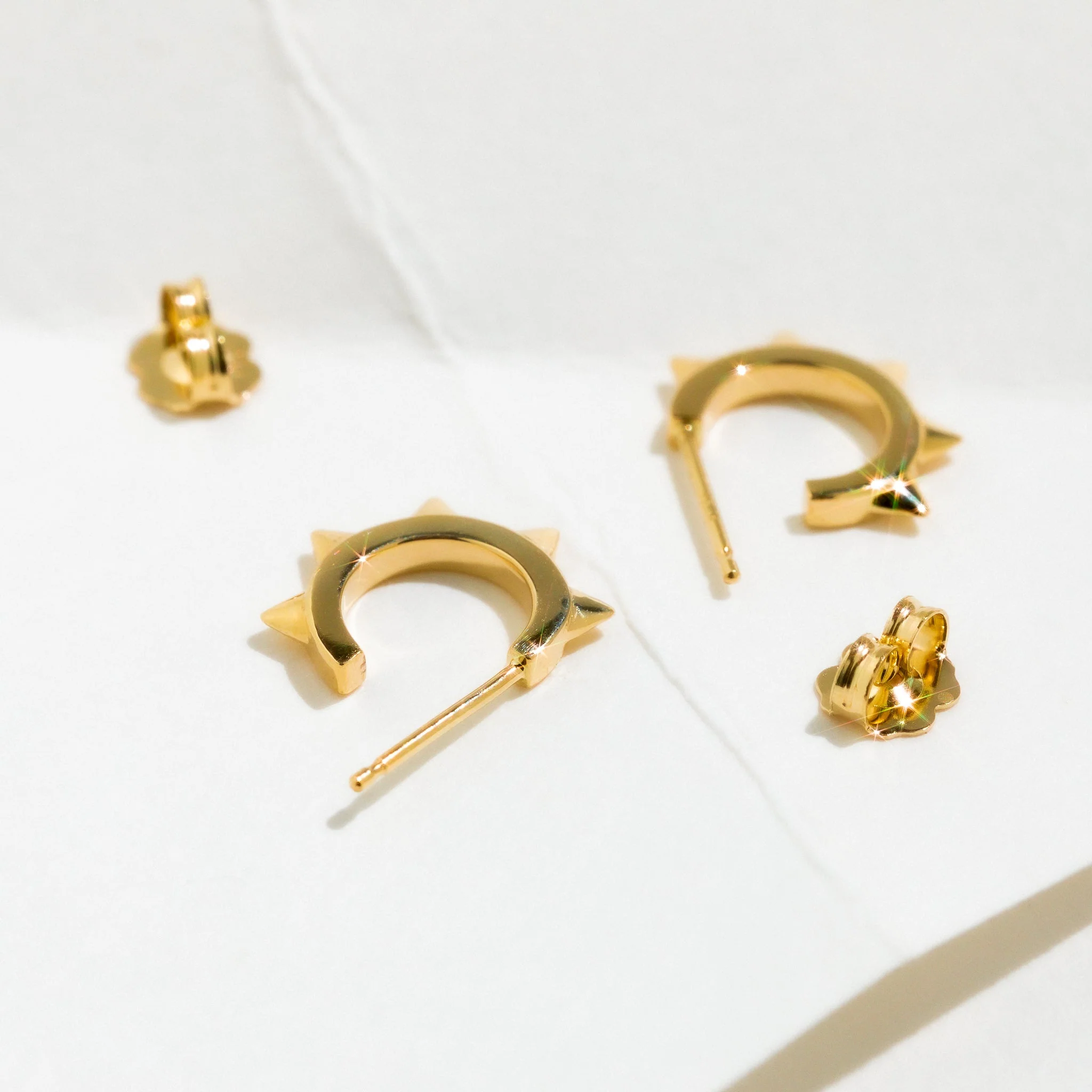 Kali Hoop Sterling Silver Earrings - Image 4