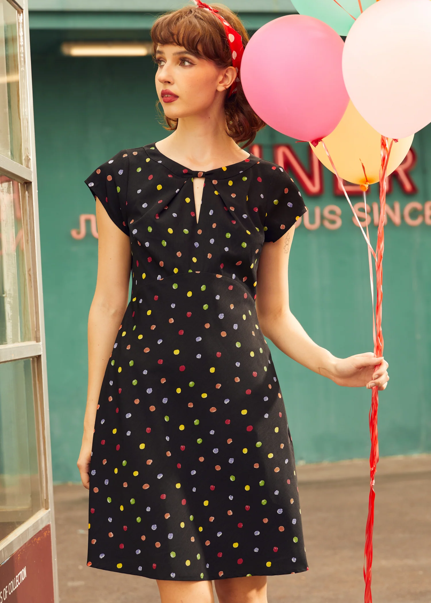 The Dot Dot Diner Dress - Image 3