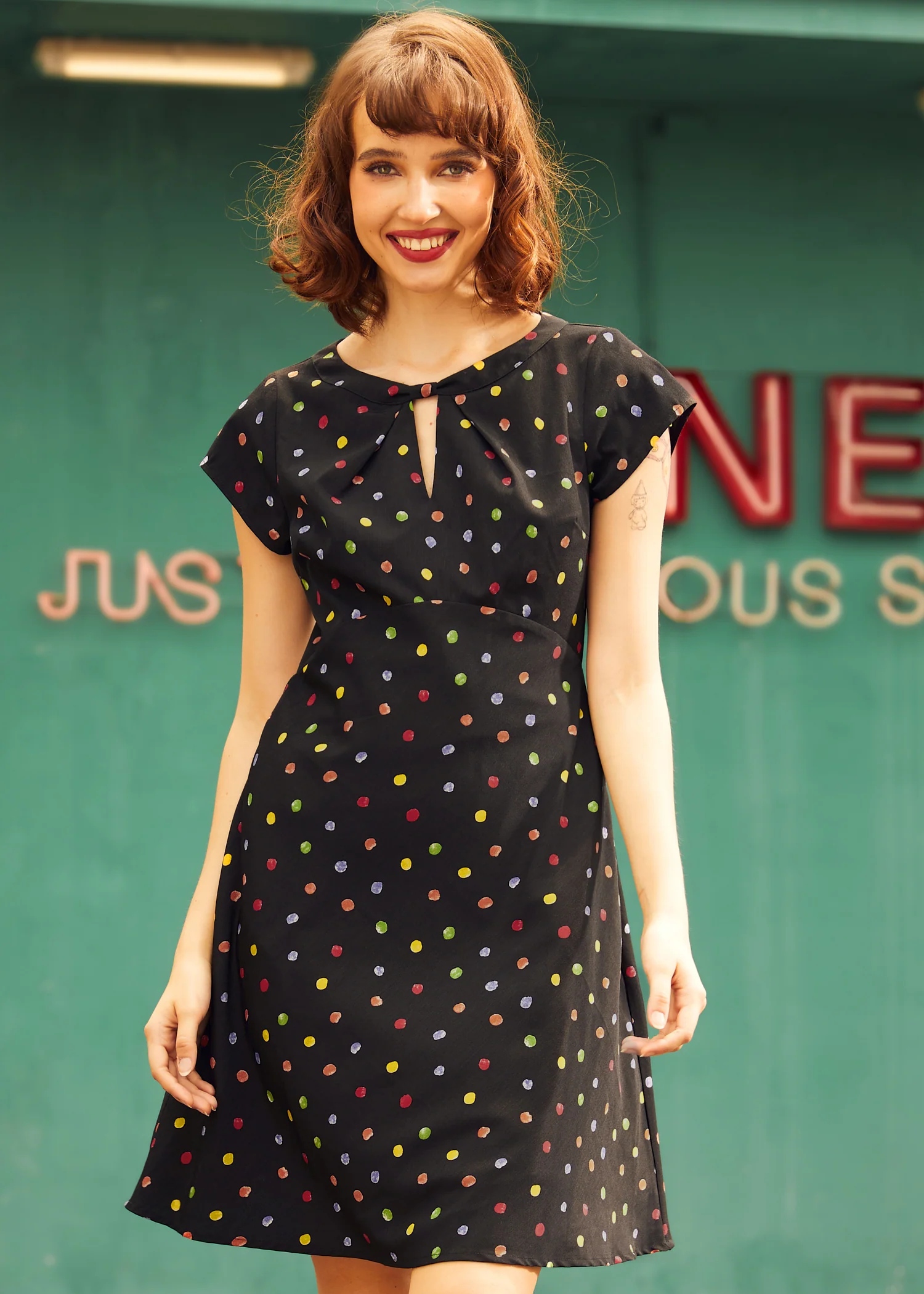The Dot Dot Diner Dress - Image 4