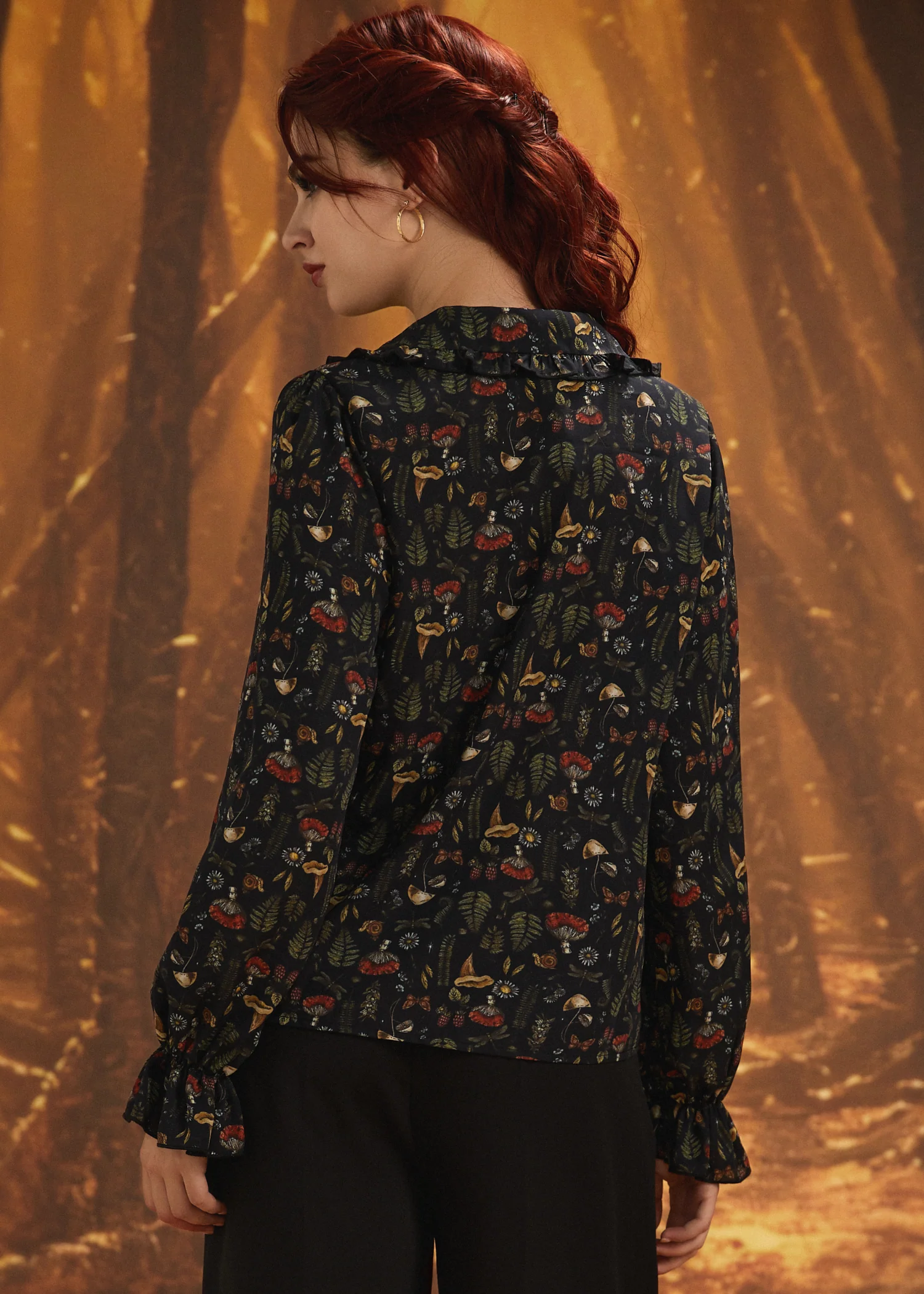 The Vive Ruffle Blouse - Image 5