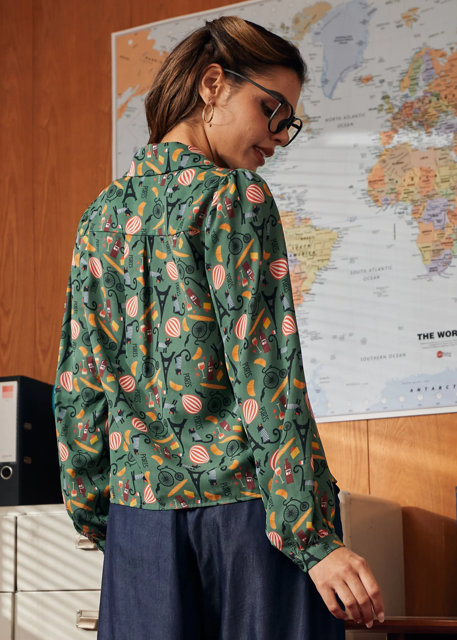 Call It a Classic Camp Collar Long Sleeve Shirt - Image 3