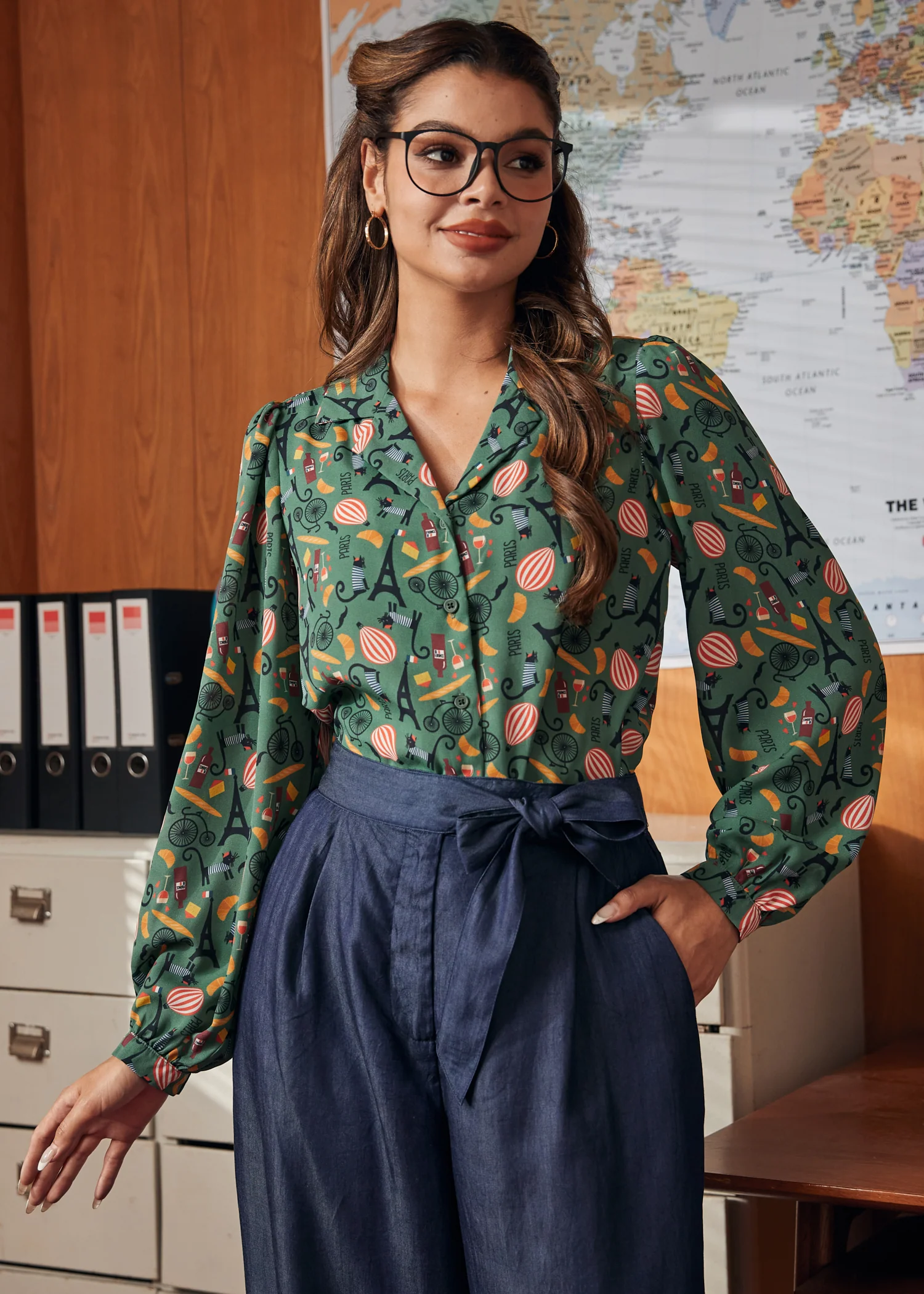 Call It a Classic Camp Collar Long Sleeve Shirt - Image 4