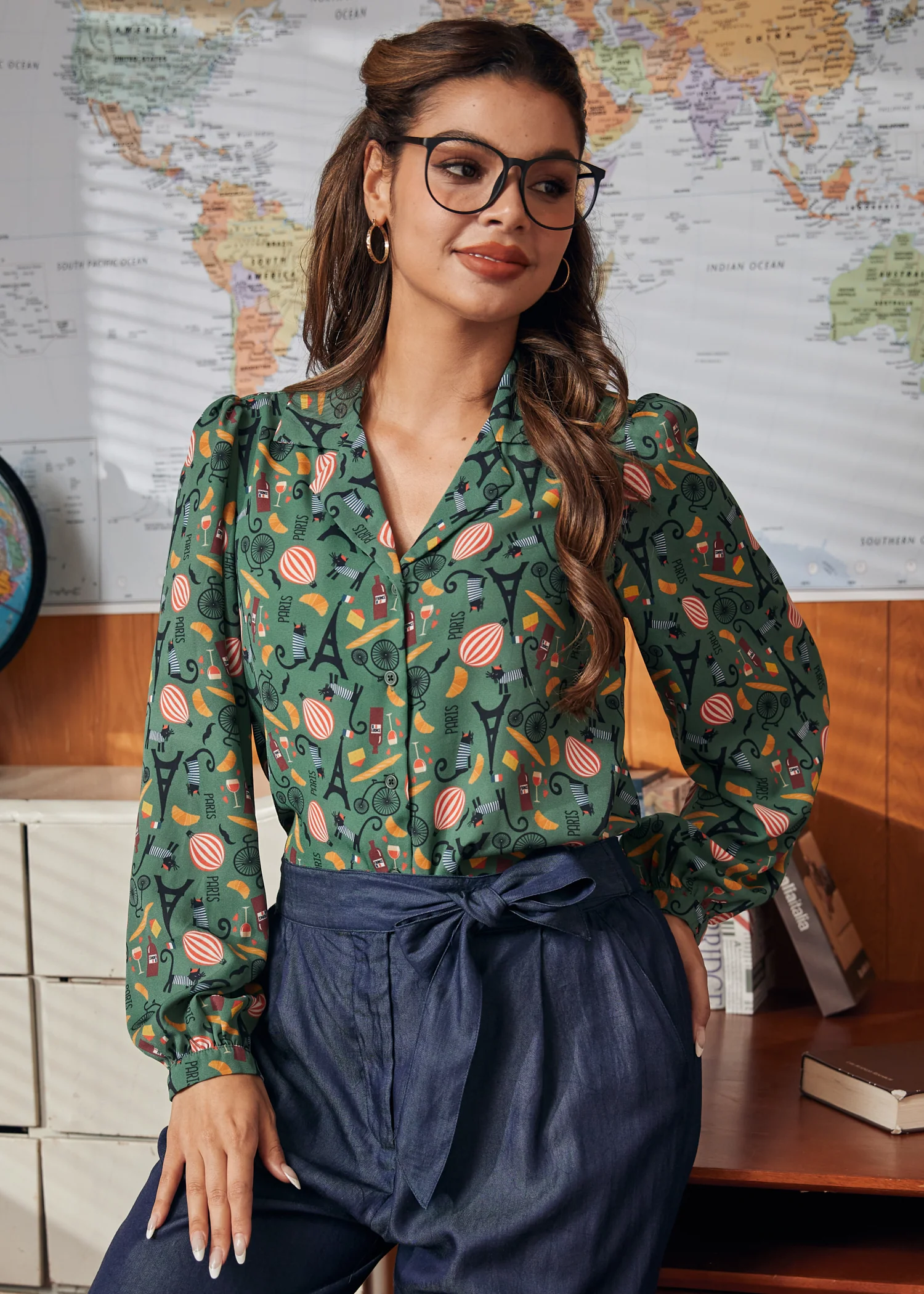 Call It a Classic Camp Collar Long Sleeve Shirt - Image 5