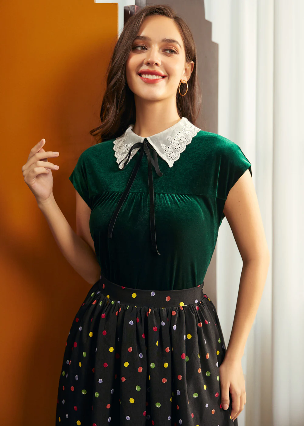 Vintage Velvet Reverie Top