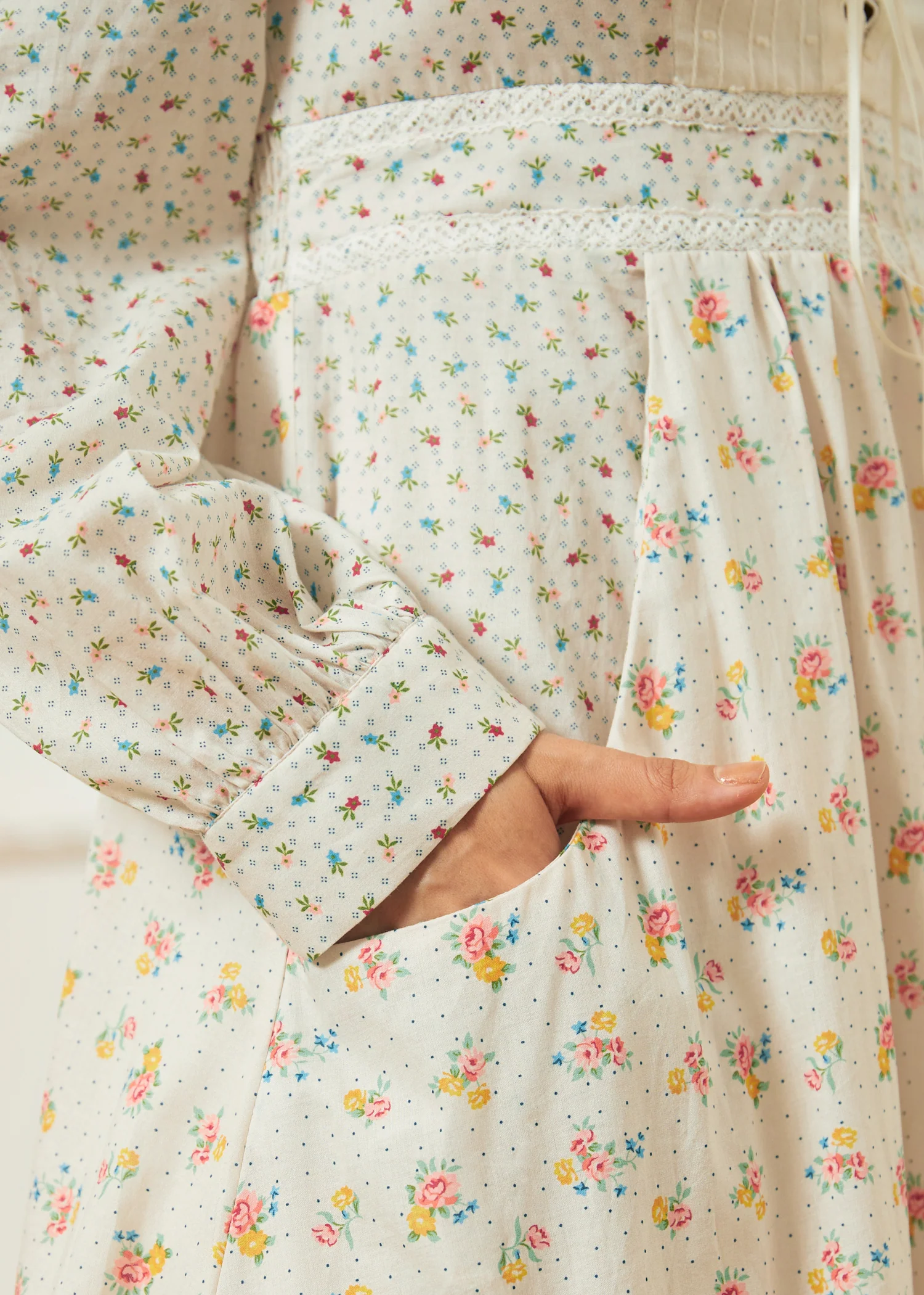 GUNNE SAX for ModCloth Rose Lace-Up Dress - Image 2