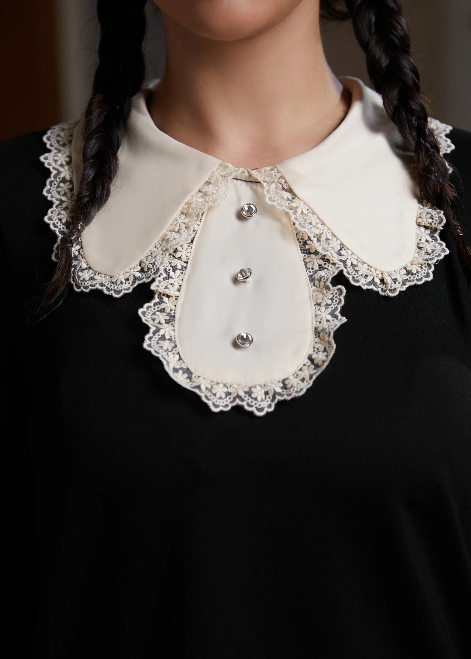 Laced Leaf Shift Dress - Image 2