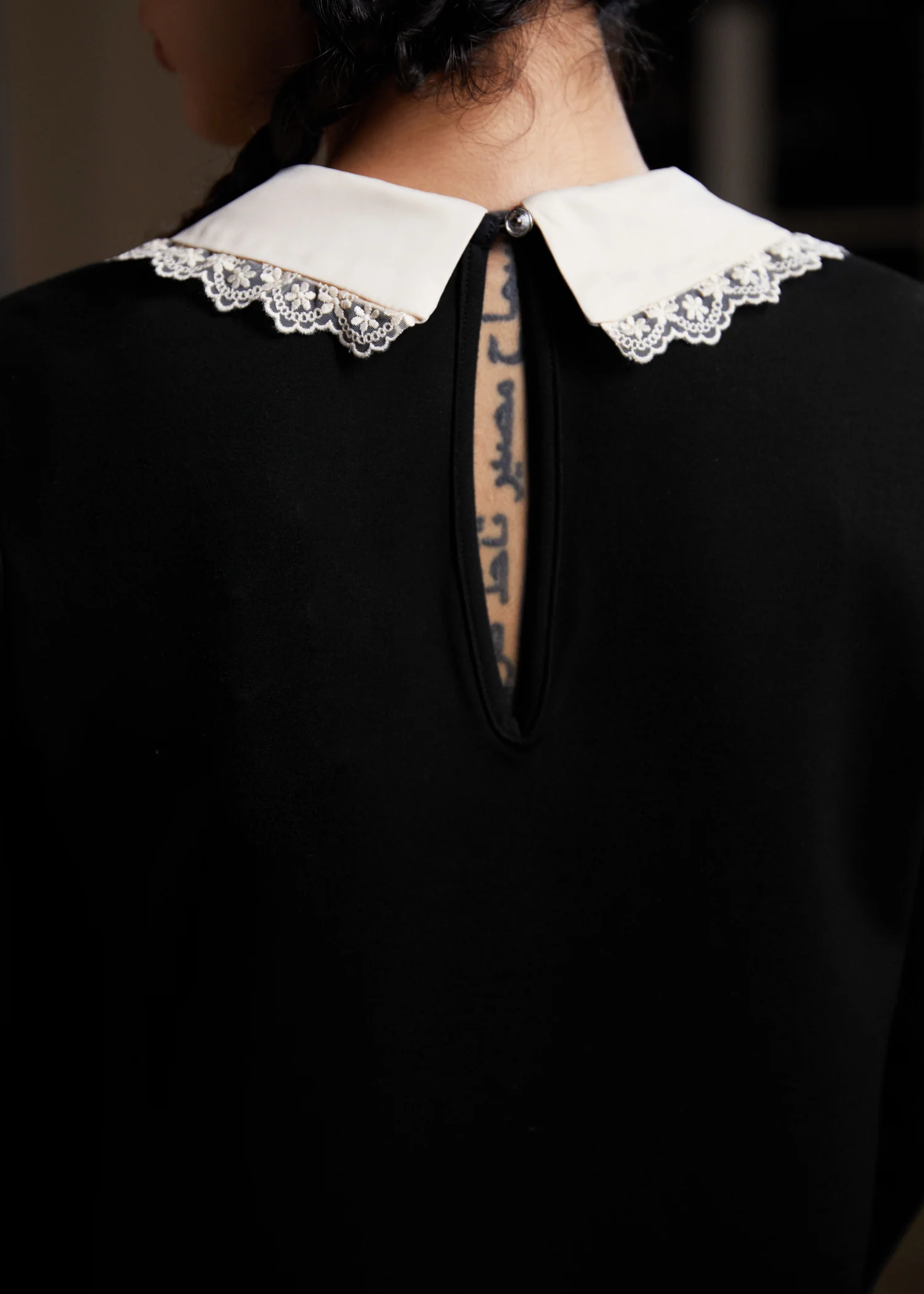 Laced Leaf Shift Dress - Image 6