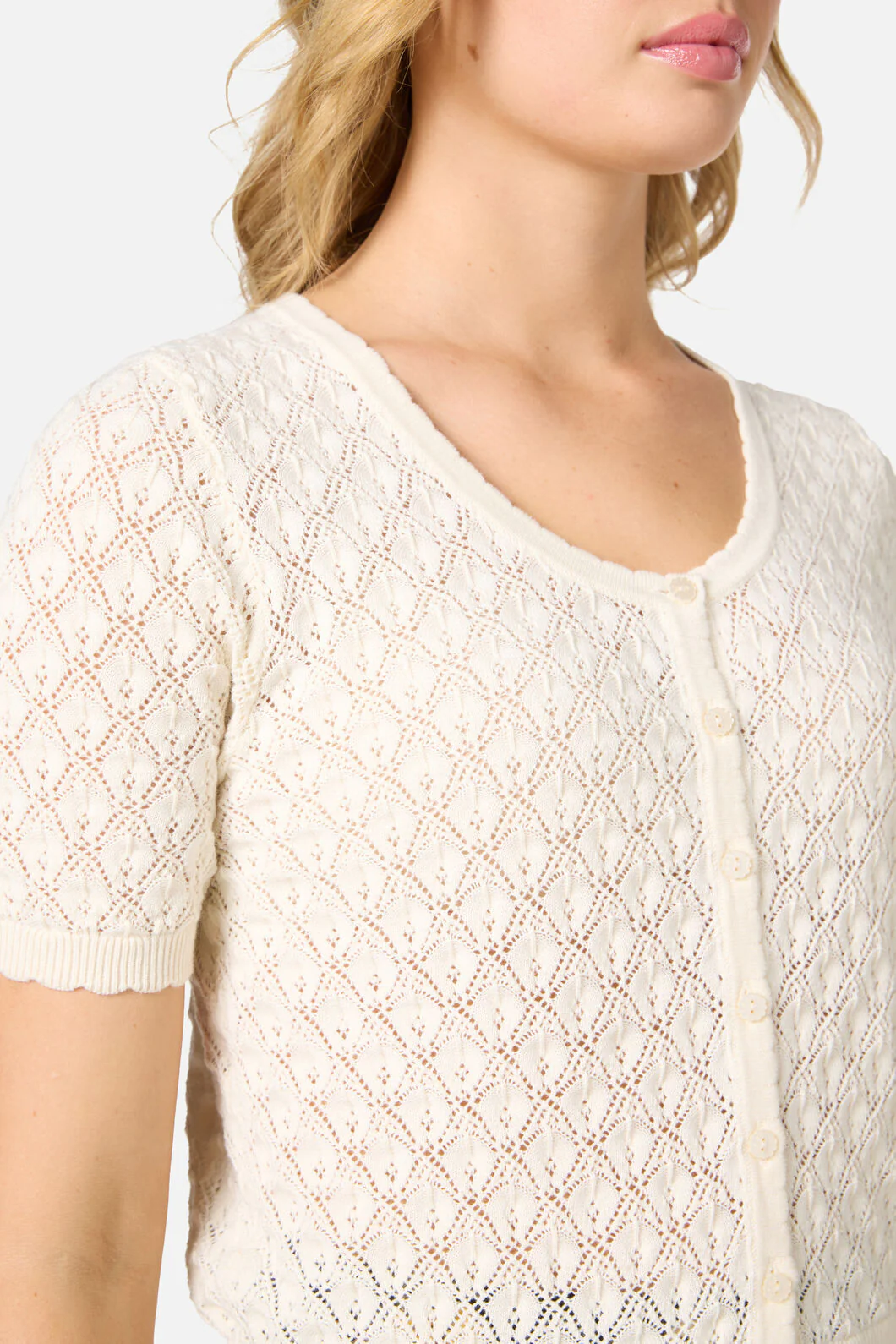 Lacey Short Sleeve Cardigan - Image 2