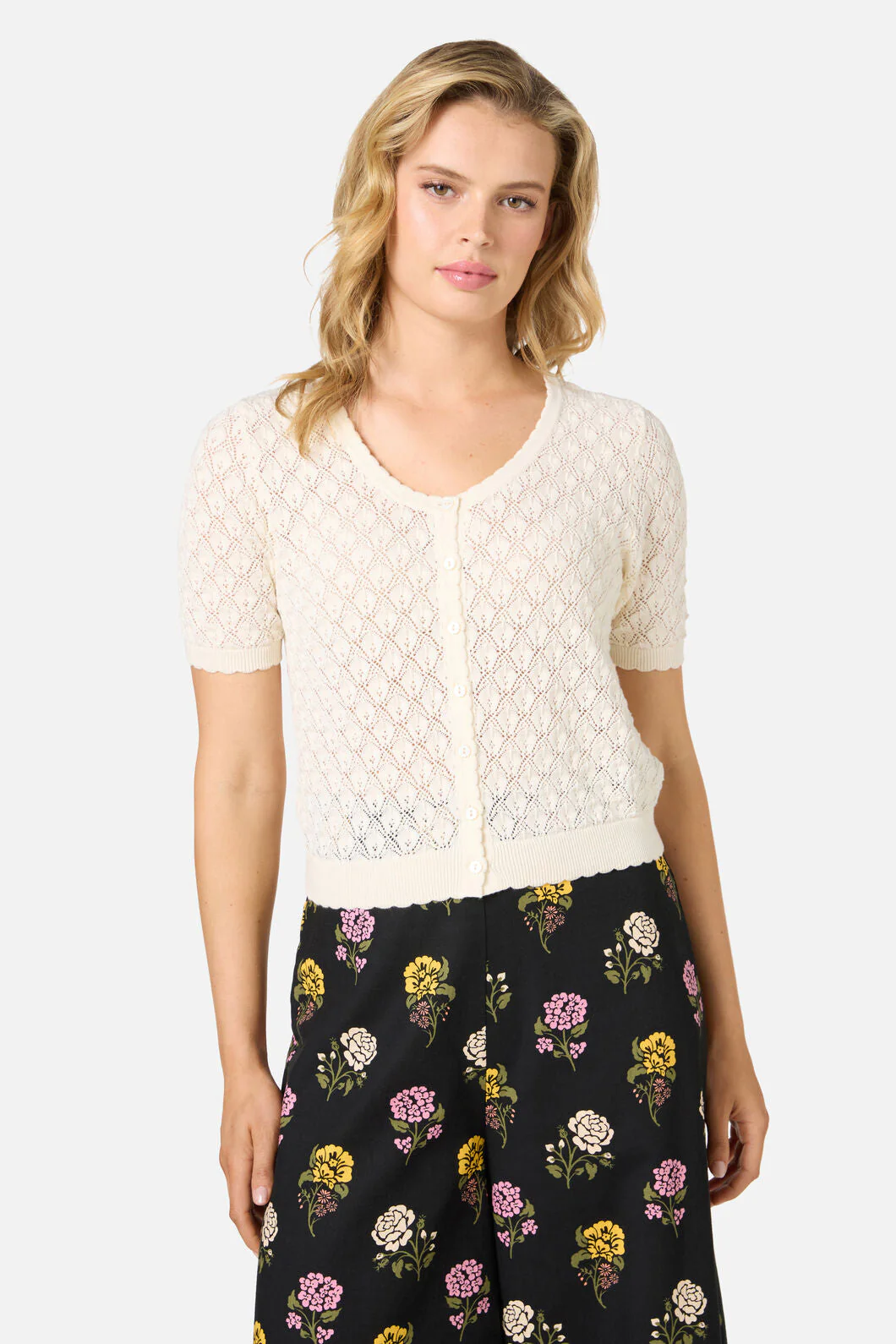 Lacey Short Sleeve Cardigan - Image 5