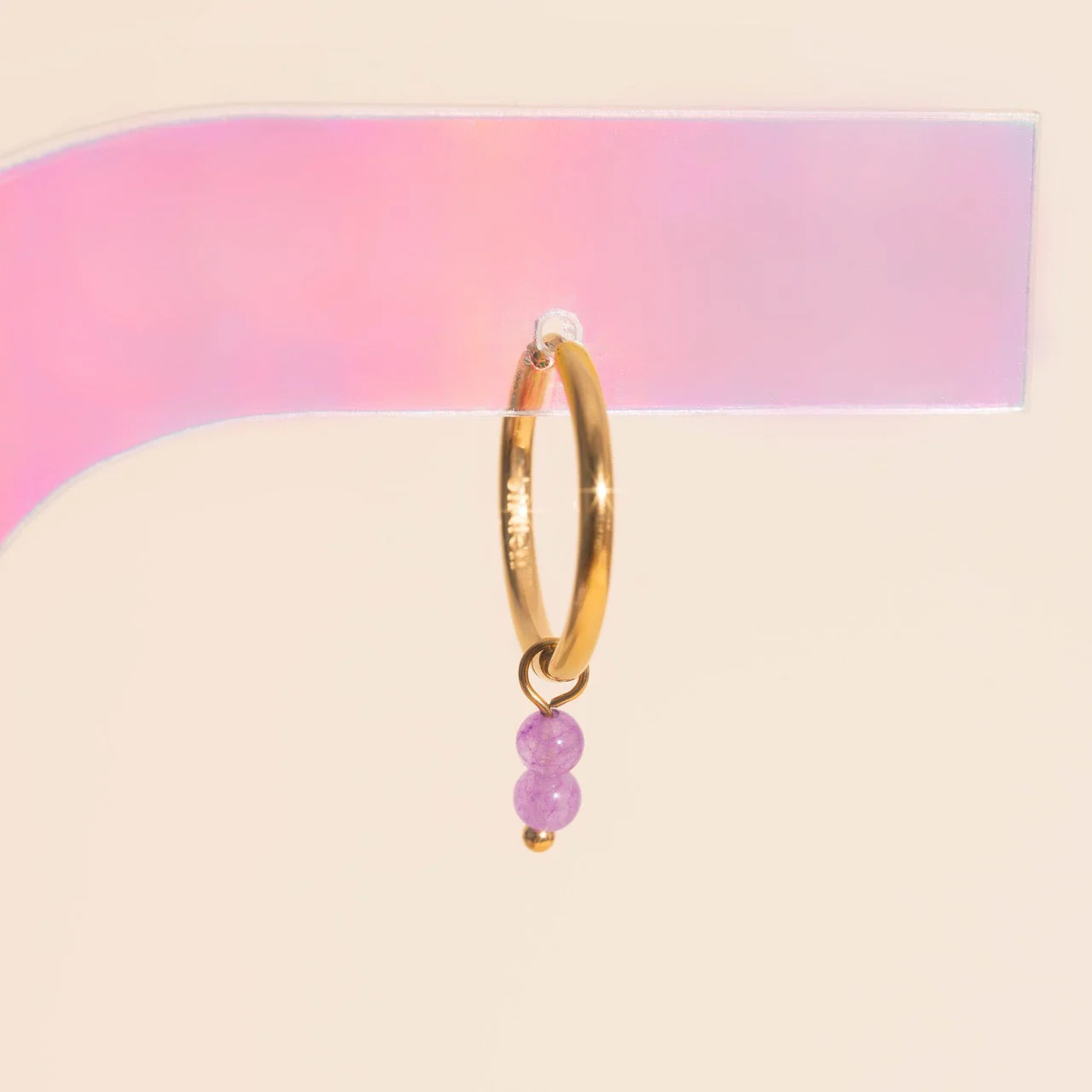 Lavender Bead Charm Oopsie Stack Pack (Earrings Included)