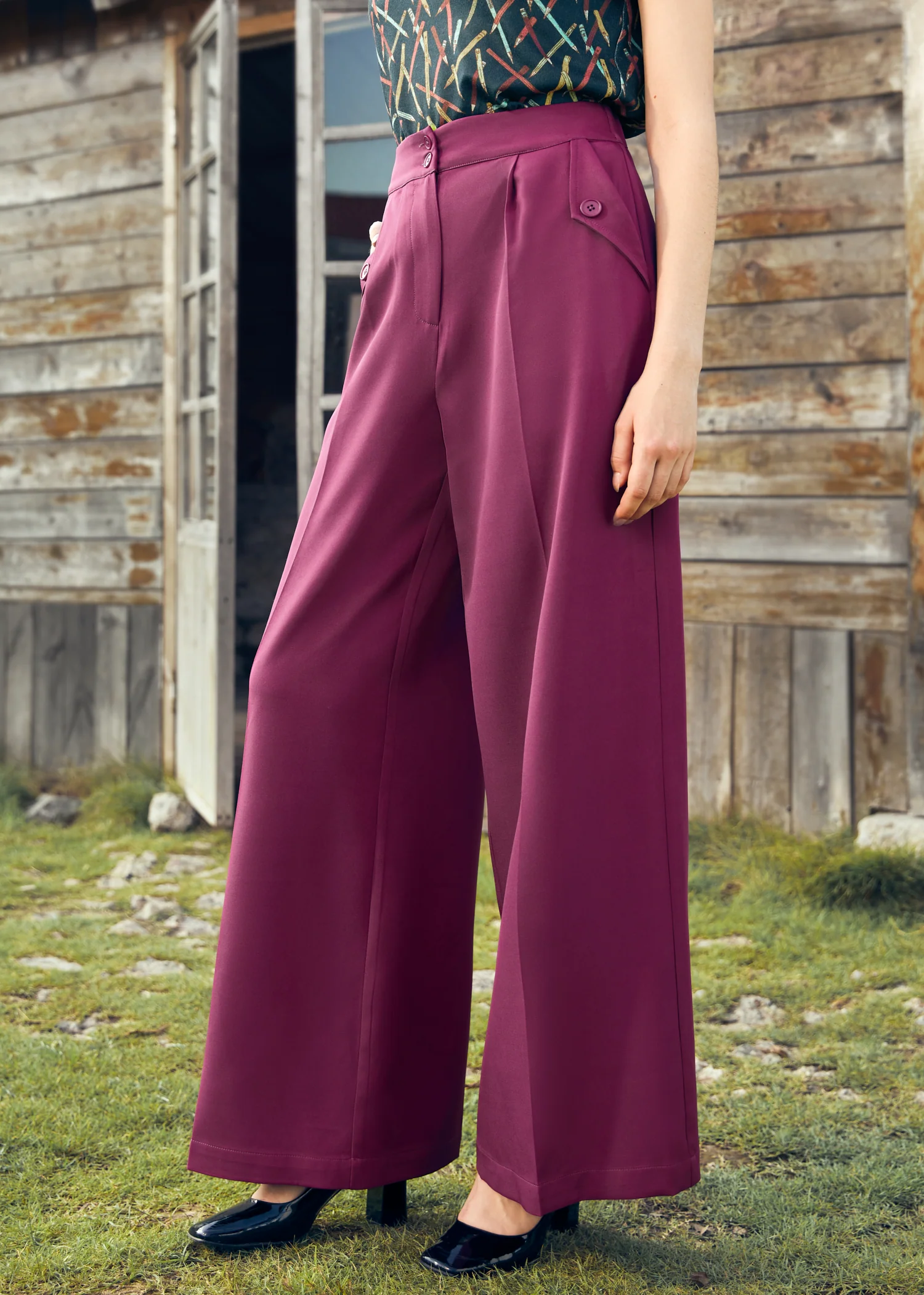 Lazy Afternoon Wide Leg Pants - Image 5