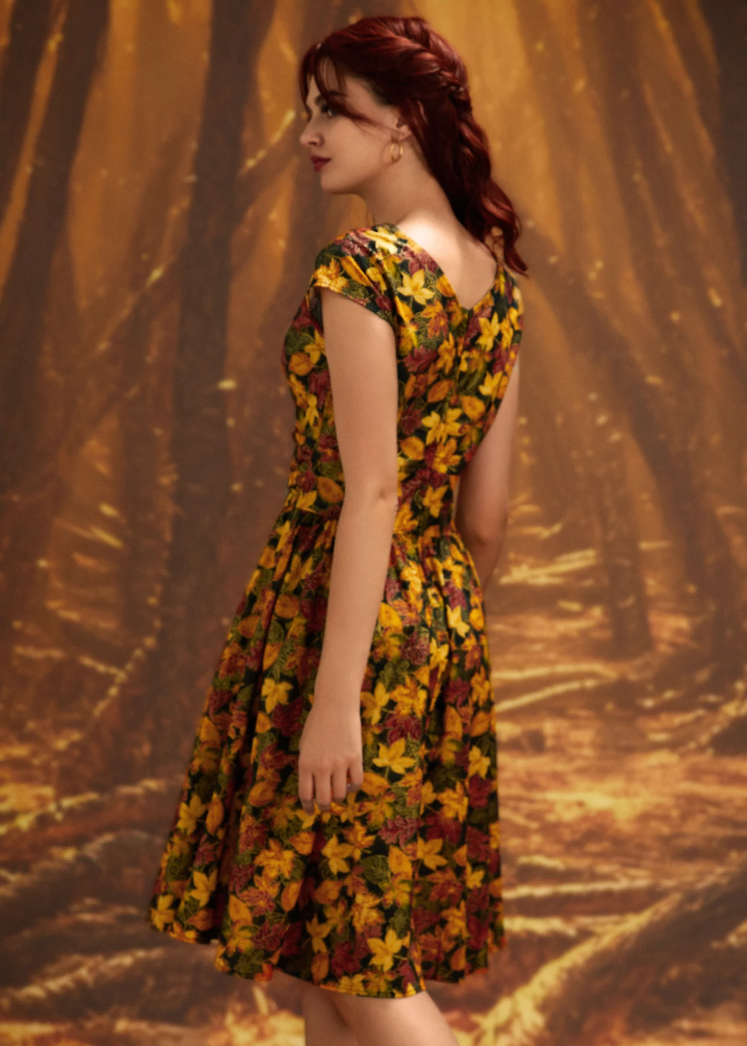 Leaves Greta Dress - Image 7