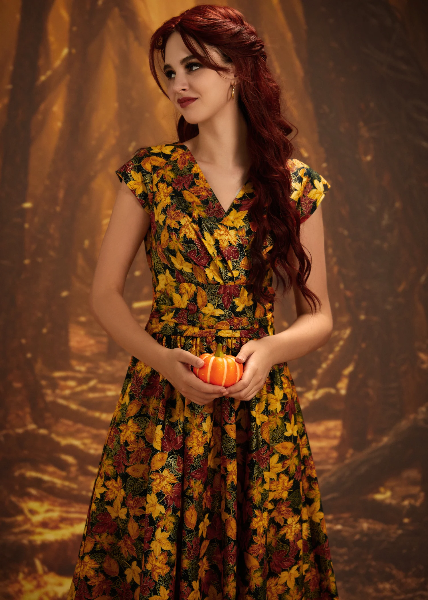 Leaves Greta Dress - Image 8