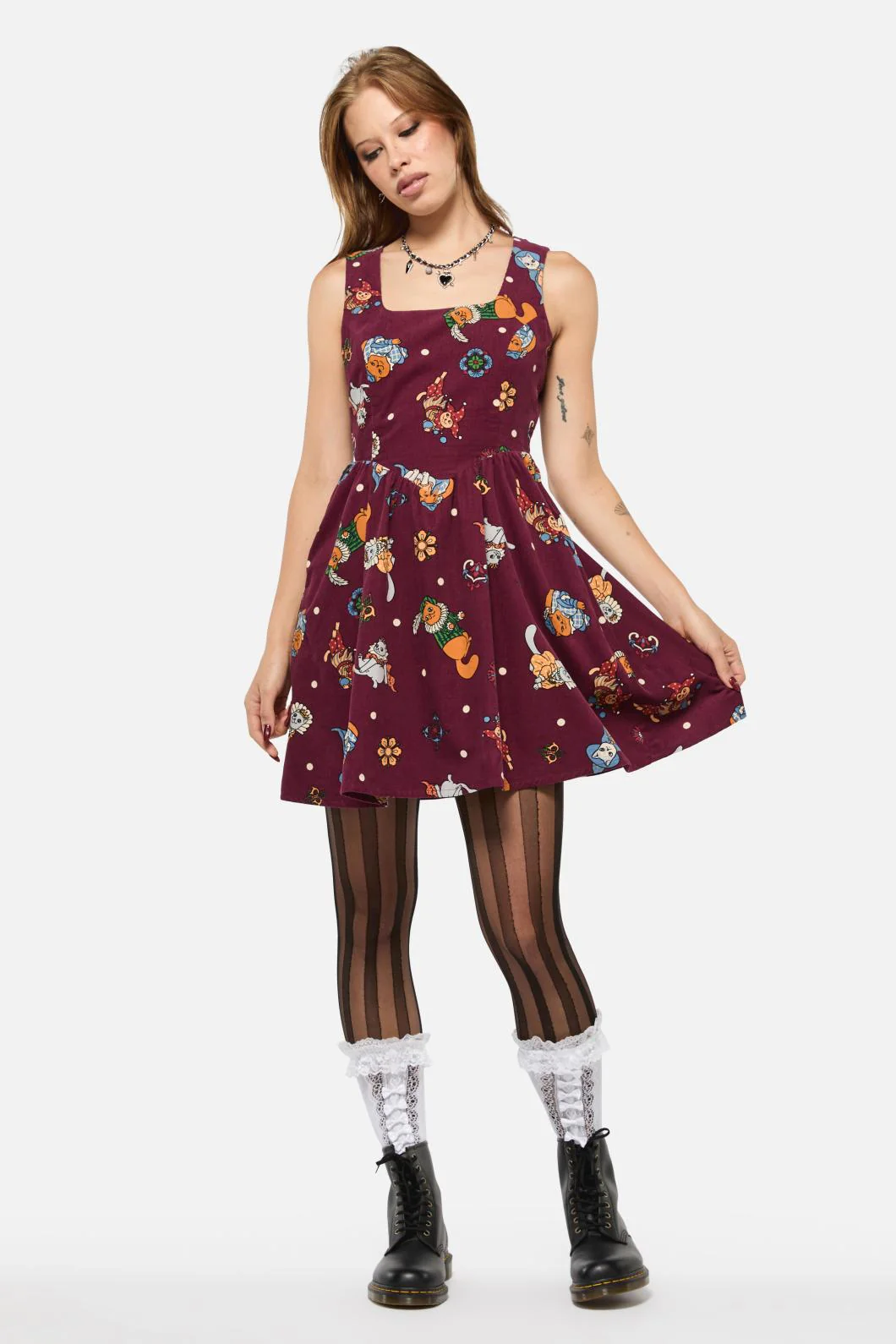 Left Right Corduroy Dress - Image 3