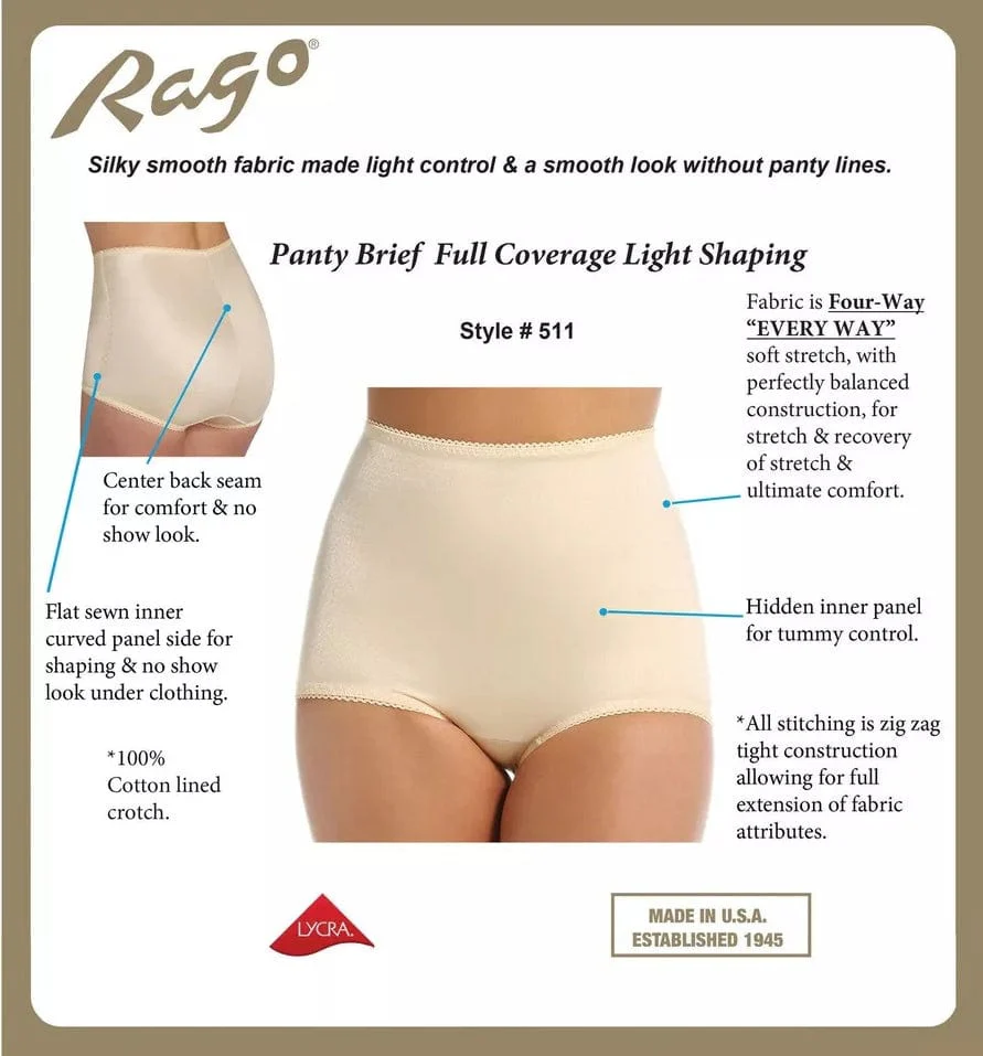 Light Shaping Tummy Control Panty with Inner lining | Style 511 - Image 2