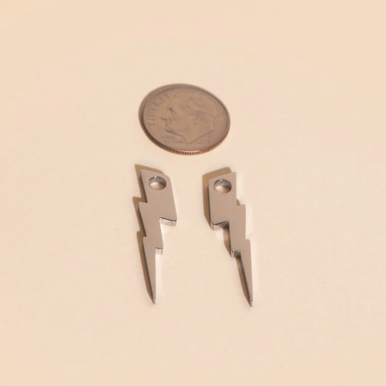 Lightning Bolt Huggie Hoop Charms - Image 9
