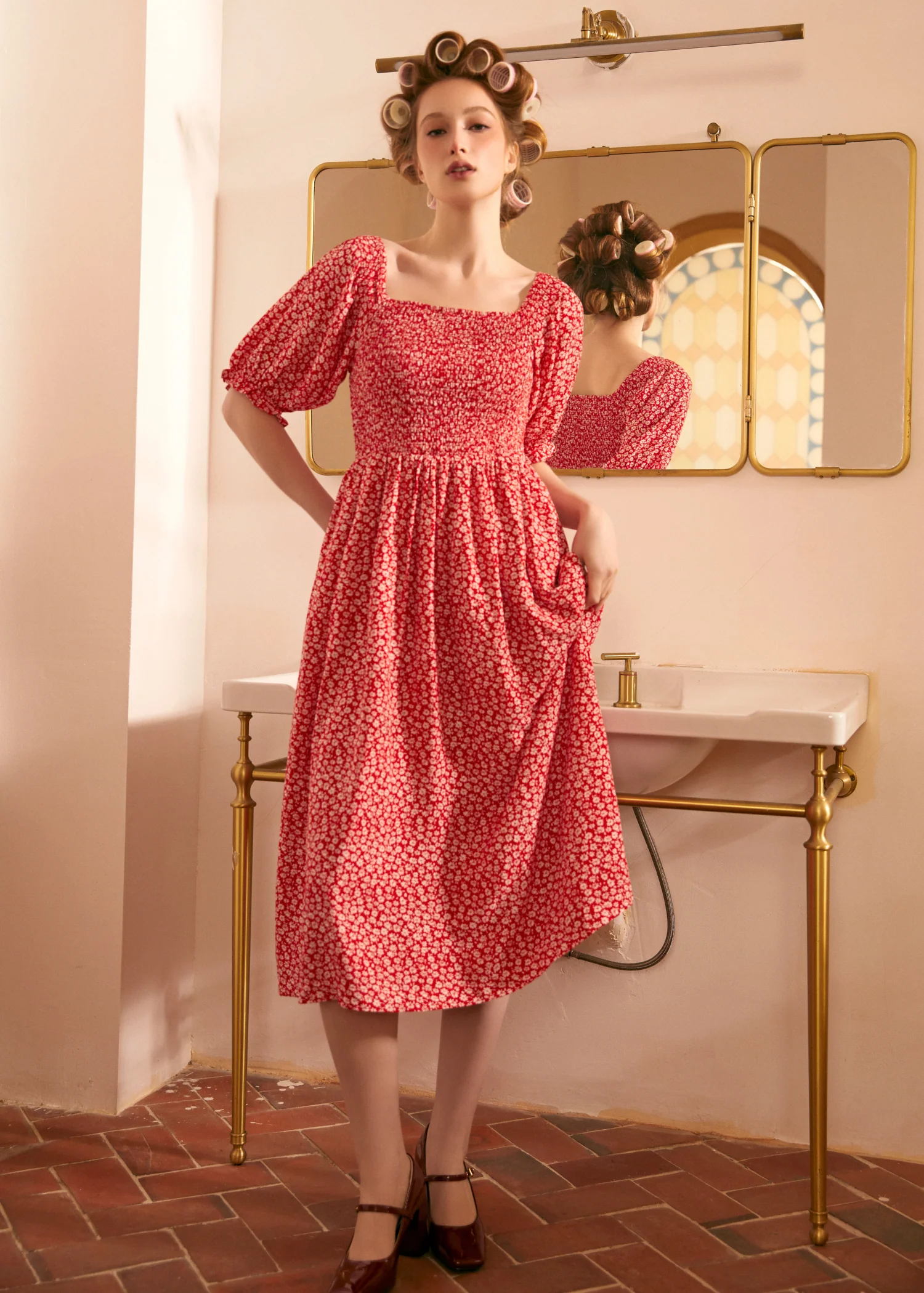 Lilting Love Short Sleeve Babydoll Dress - Image 7