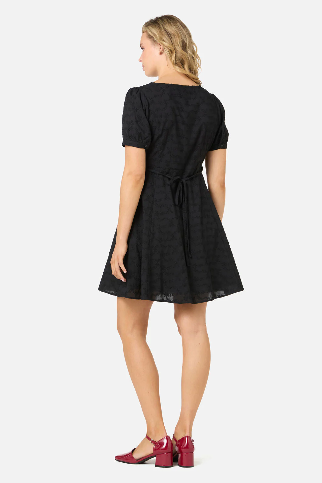 Lily Broidery Mini Dress - Image 5