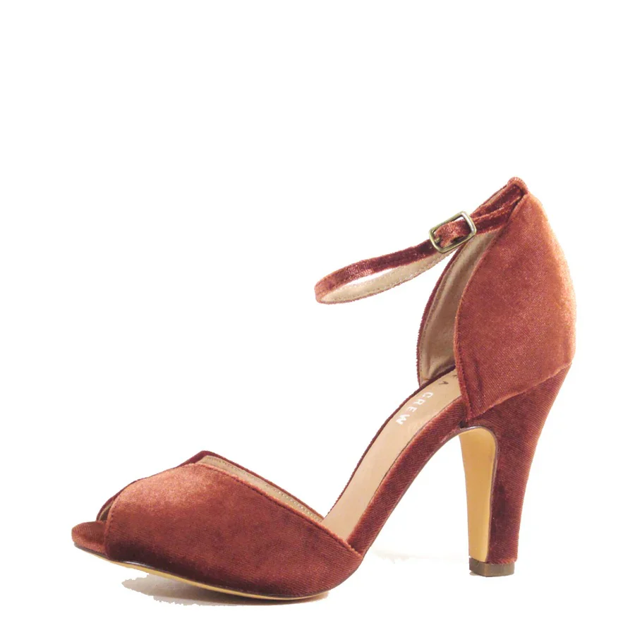 Lola Velvet Heels - Image 13