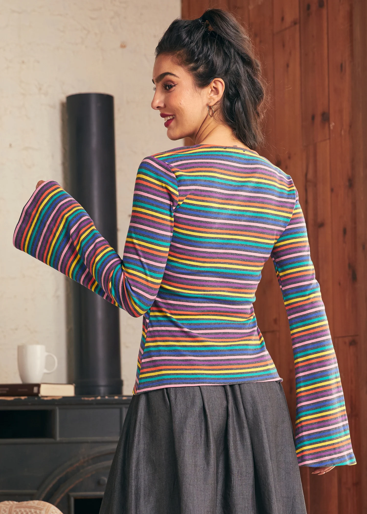 Lost in Love Bell Sleeve Top - Image 4