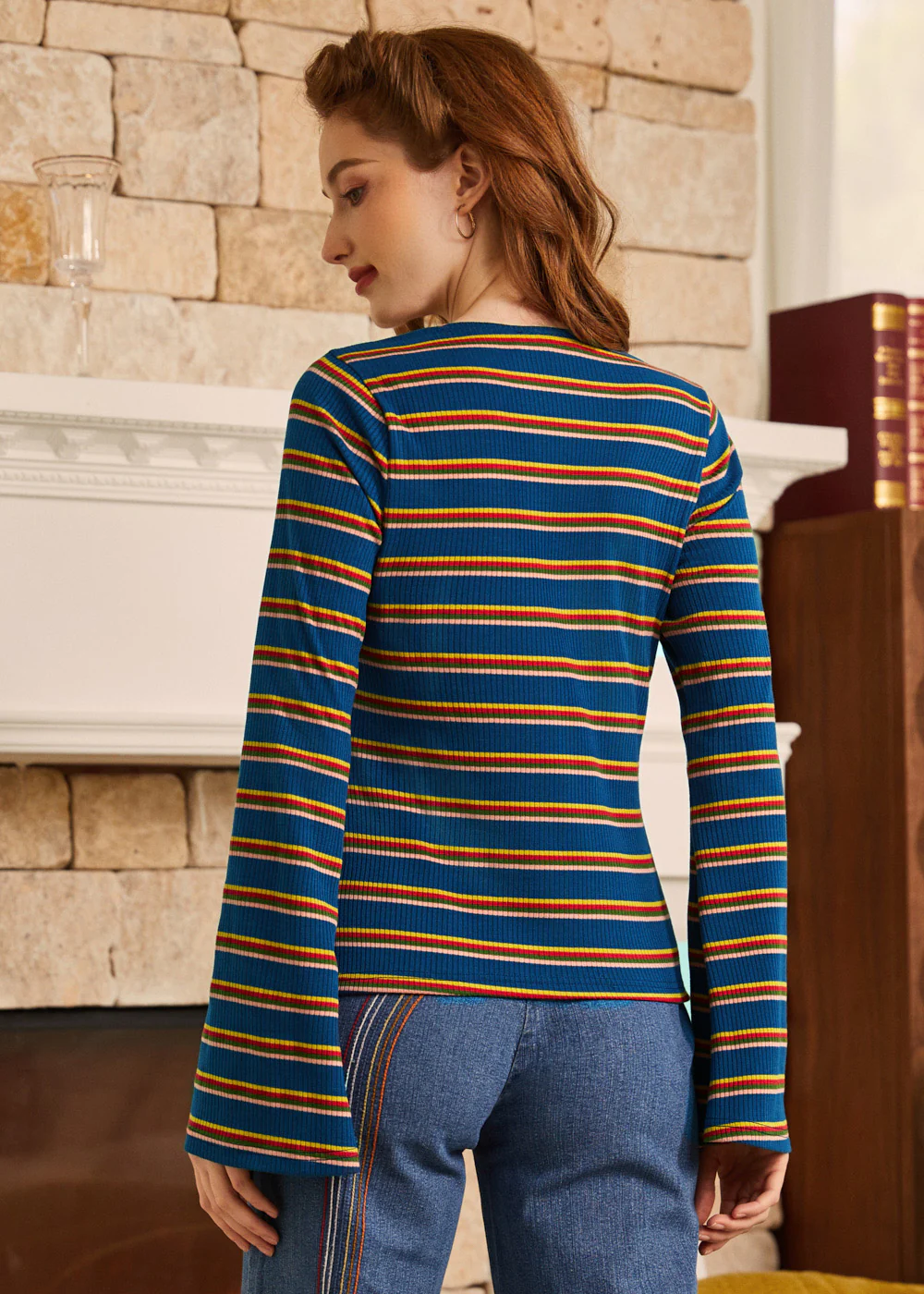 Lost in Love Bell Sleeve Top - Image 4
