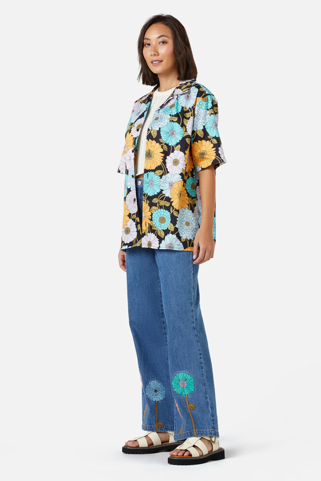 Lottie Retro Floral Shirt - Image 4