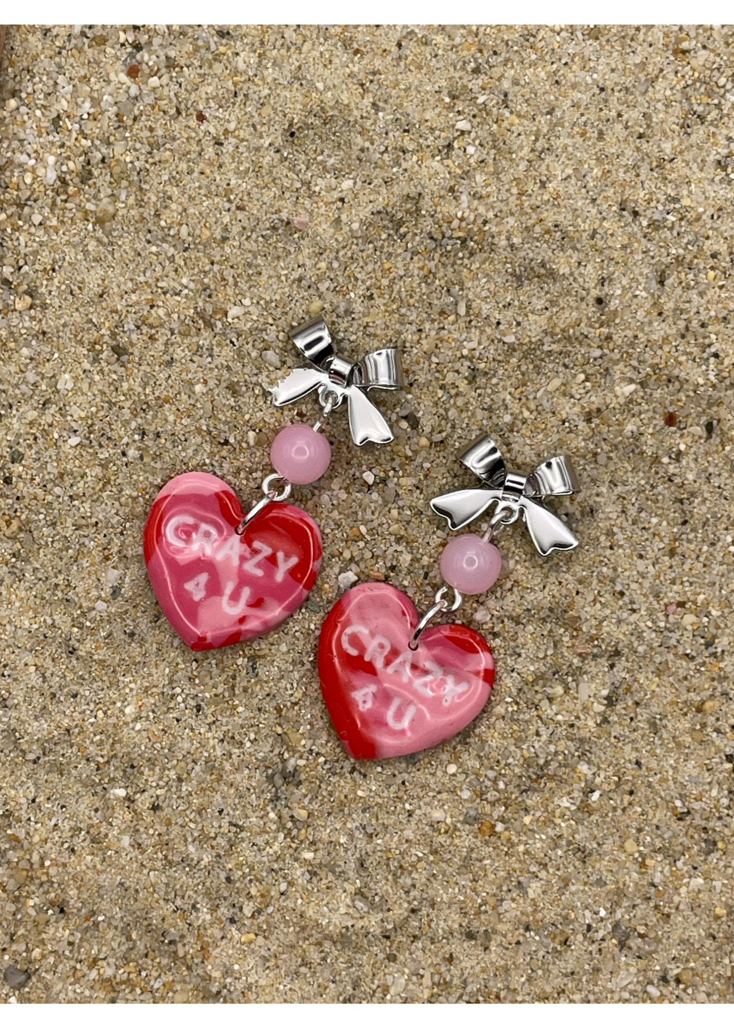 Crazy 4 U Candy Heart Earrings - Image 3