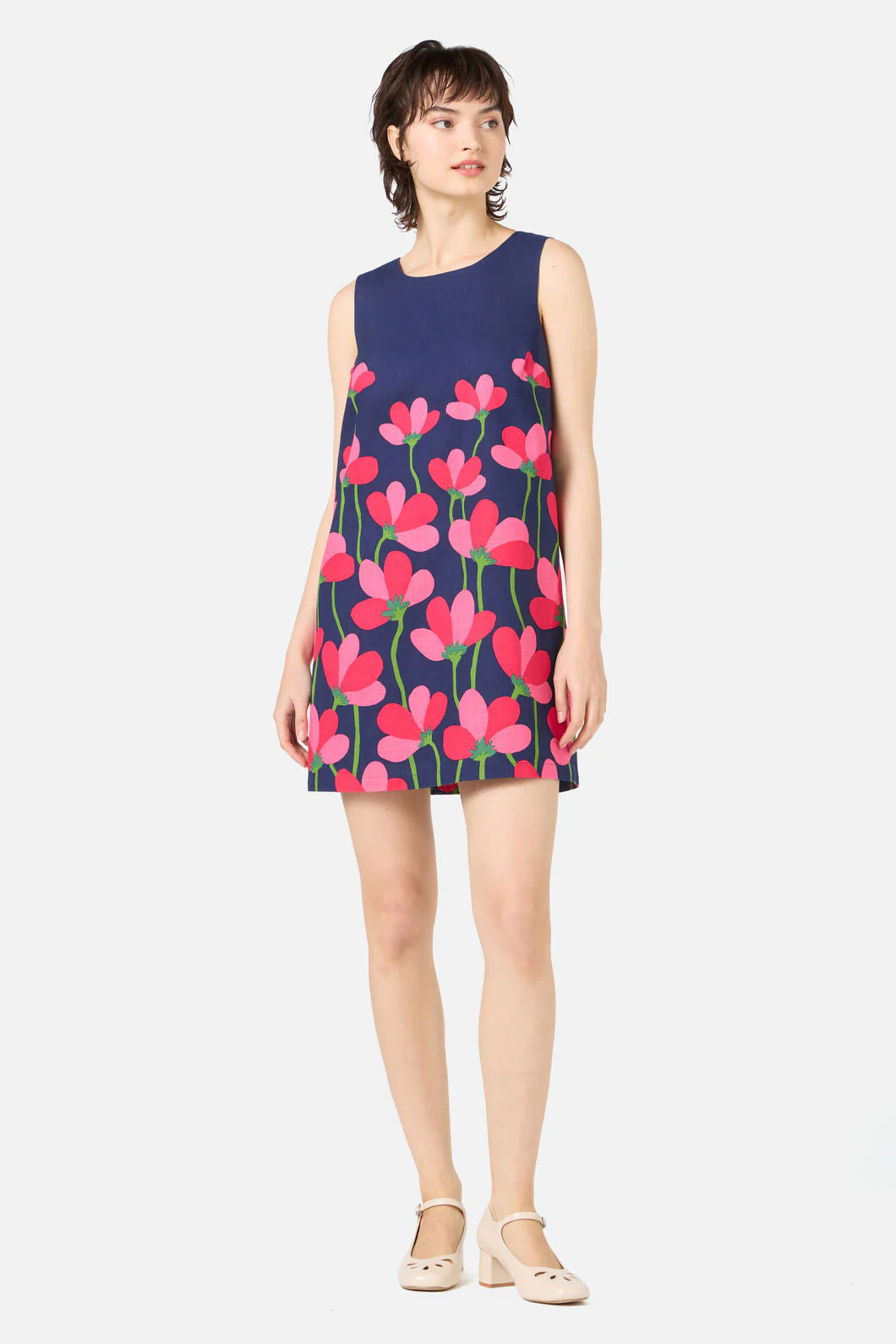 Lulu Flower Shift Dress - Image 14