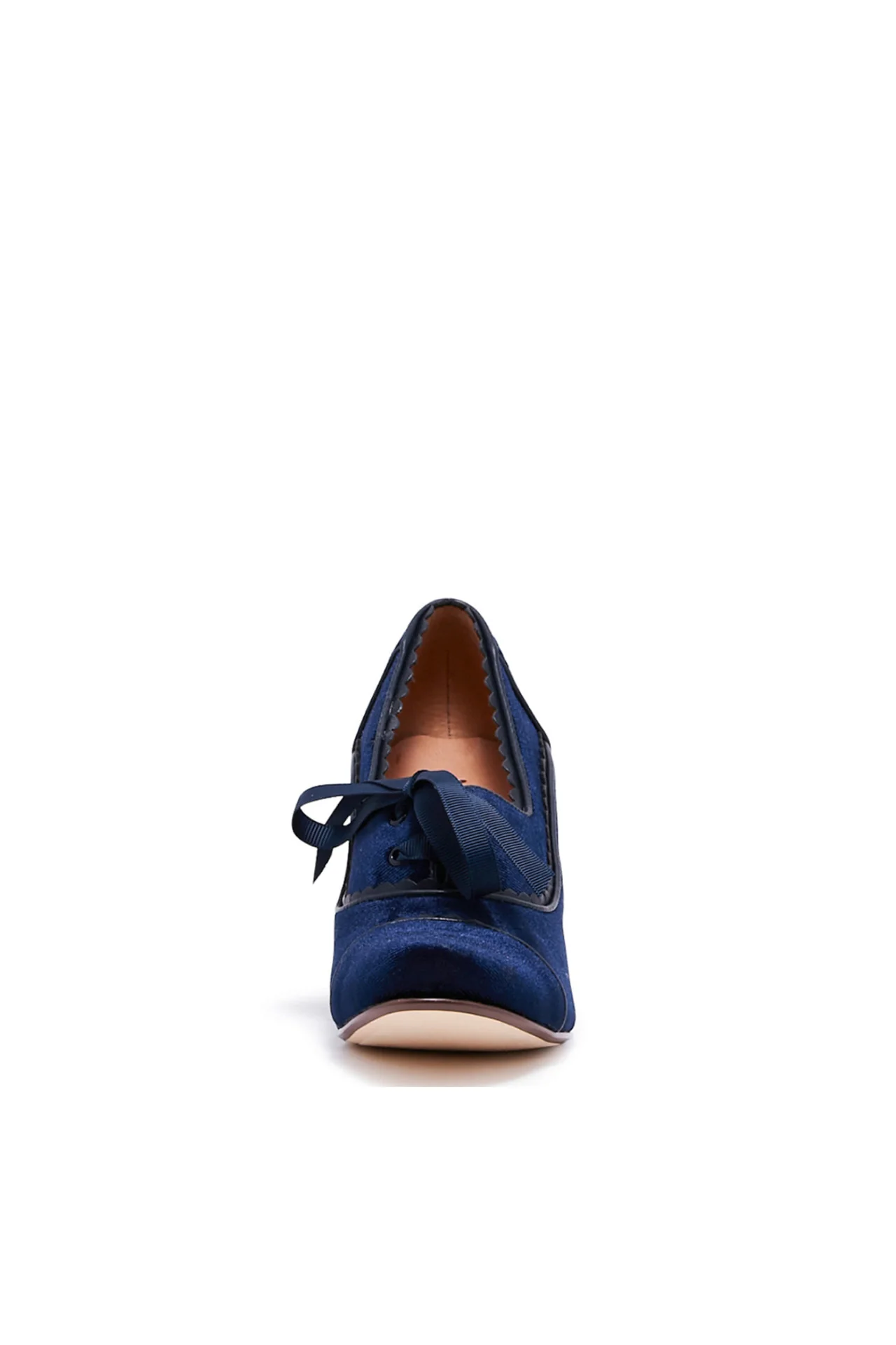 Madison Velvet Retro Heels - Image 11