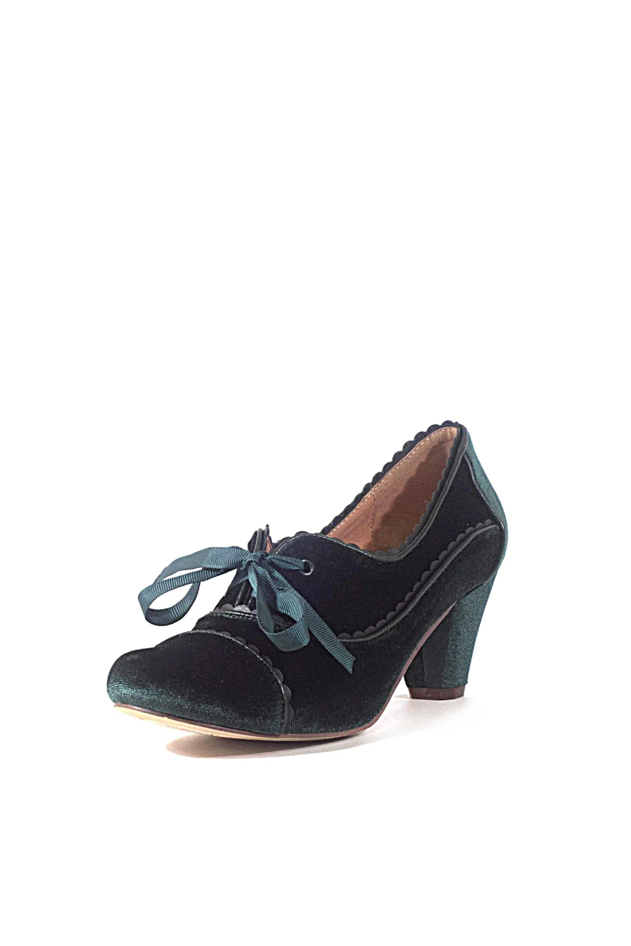 Madison Velvet Retro Heels - Image 14