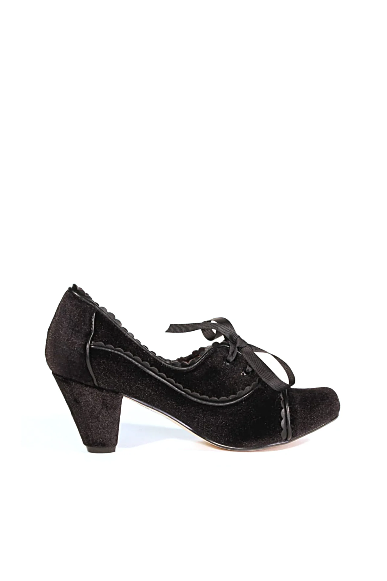 Madison Velvet Retro Heels - Image 17