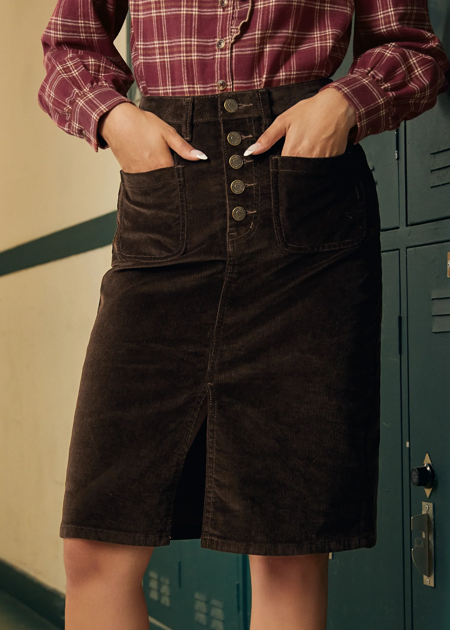 Buttoned Up & Brilliant Skirt - Image 6