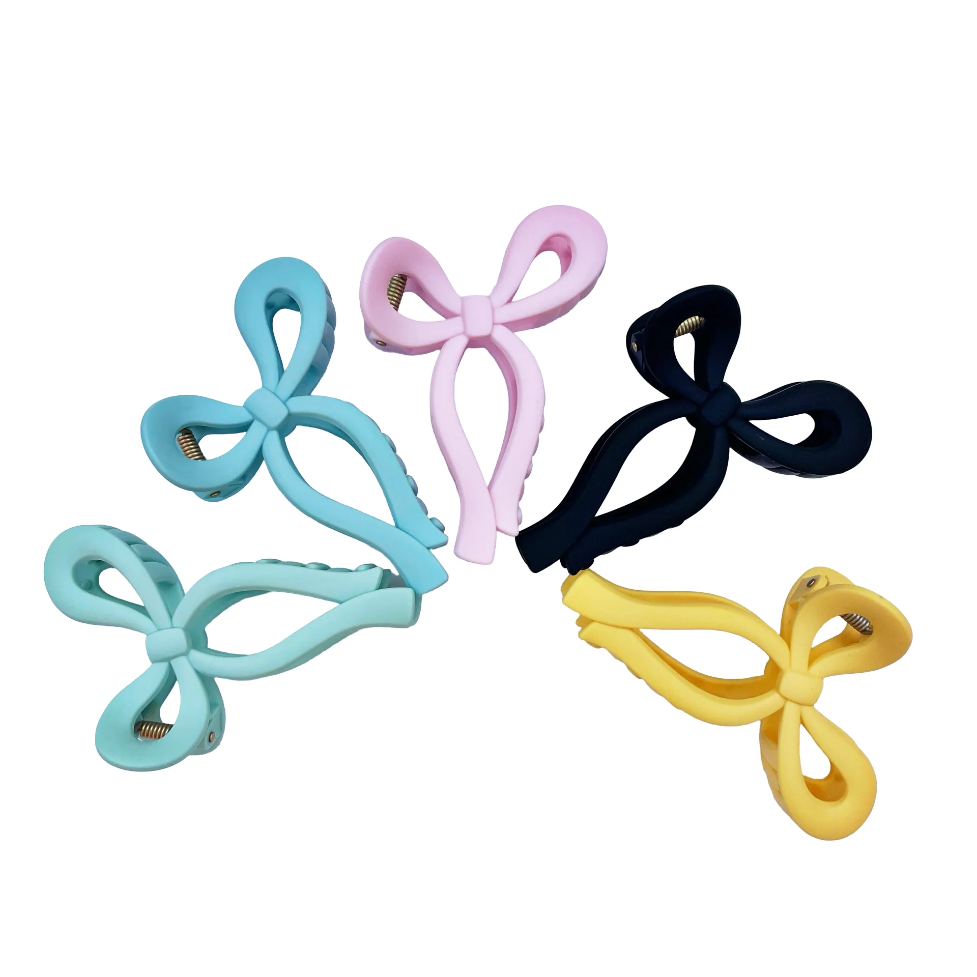 Matte Bow Claw Hair Clip - Image 2