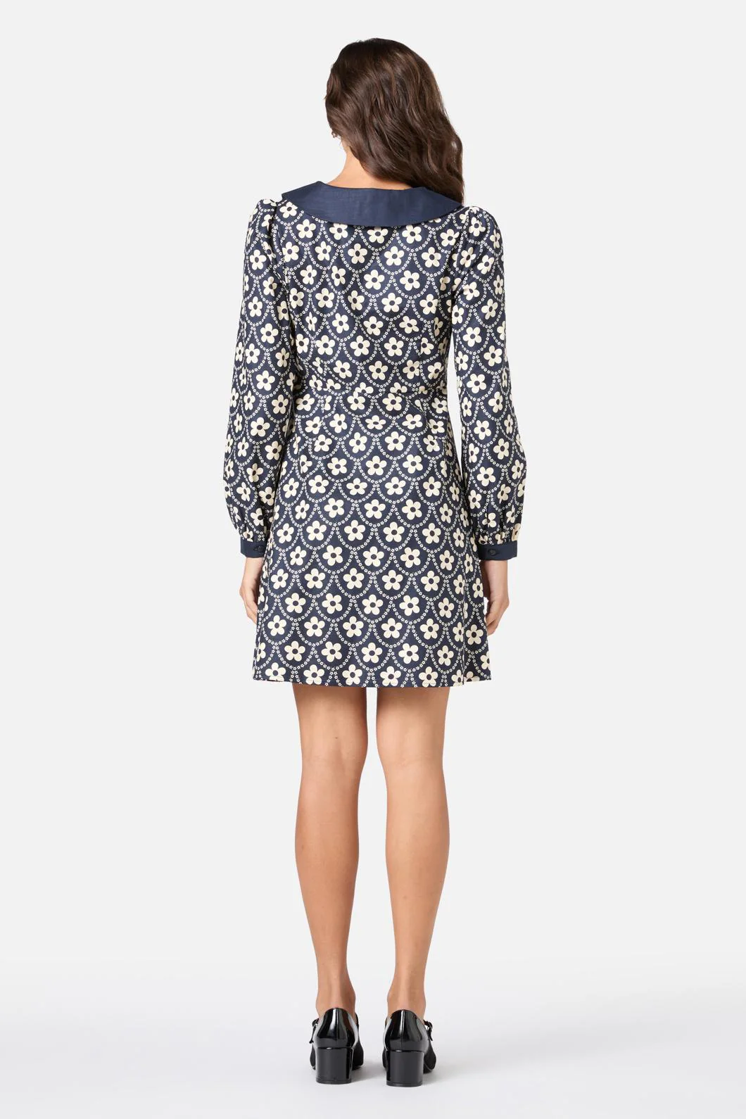 Megan Cute Collar Mini Dress - Image 10