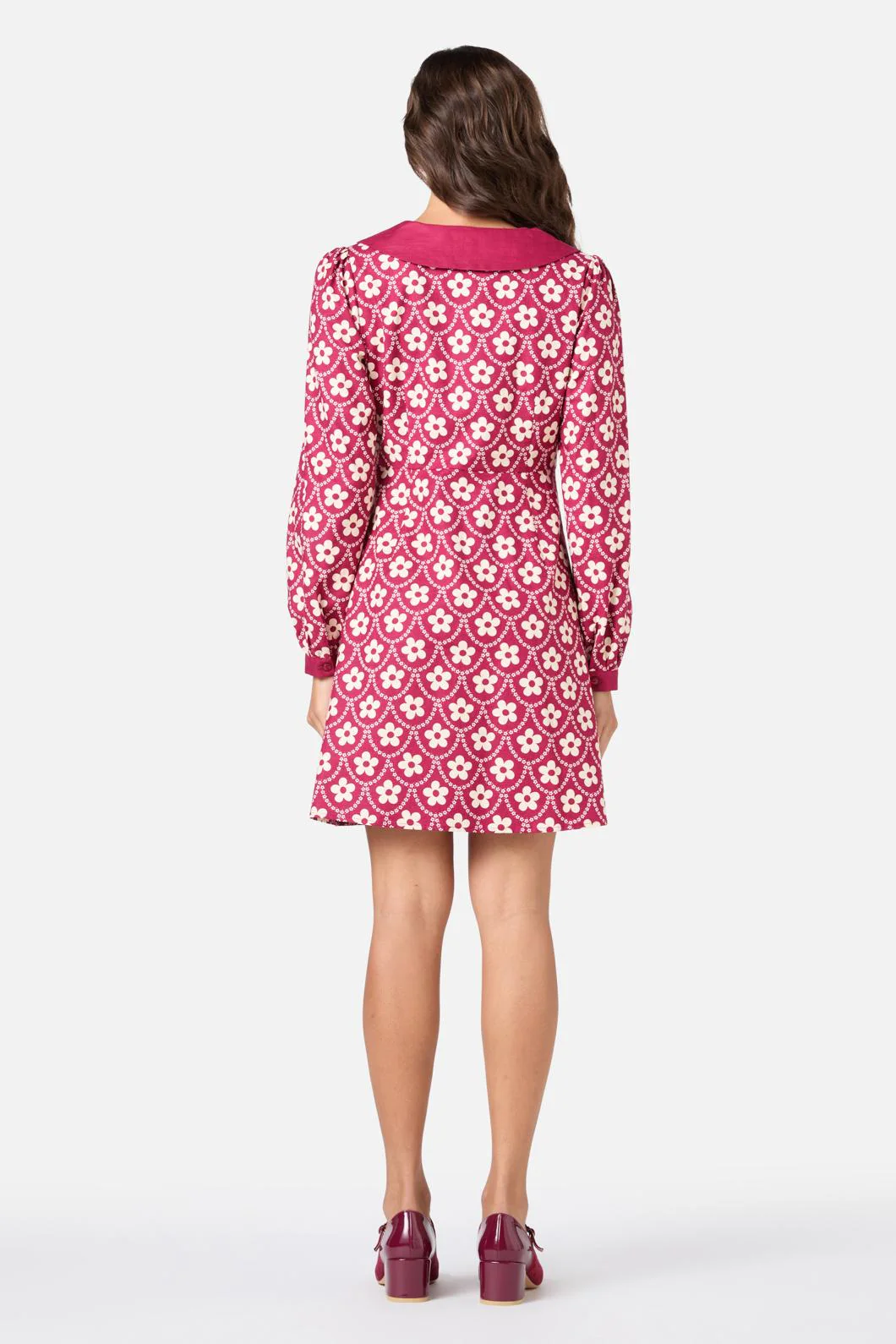 Megan Cute Collar Mini Dress - Image 6