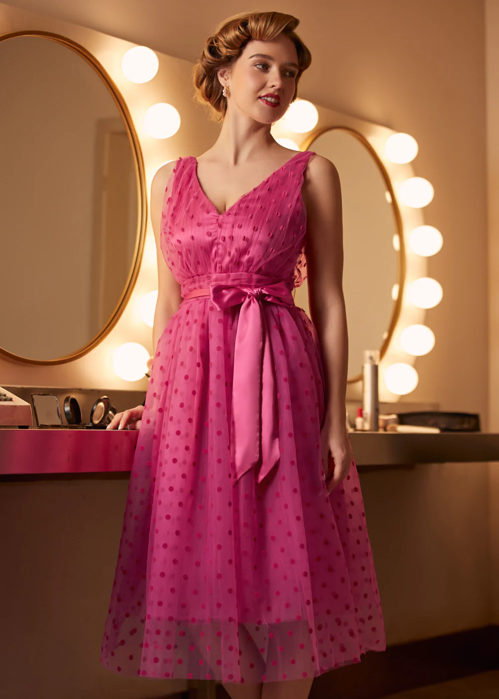 Memory Lane Fit & Flare Dress - Image 3