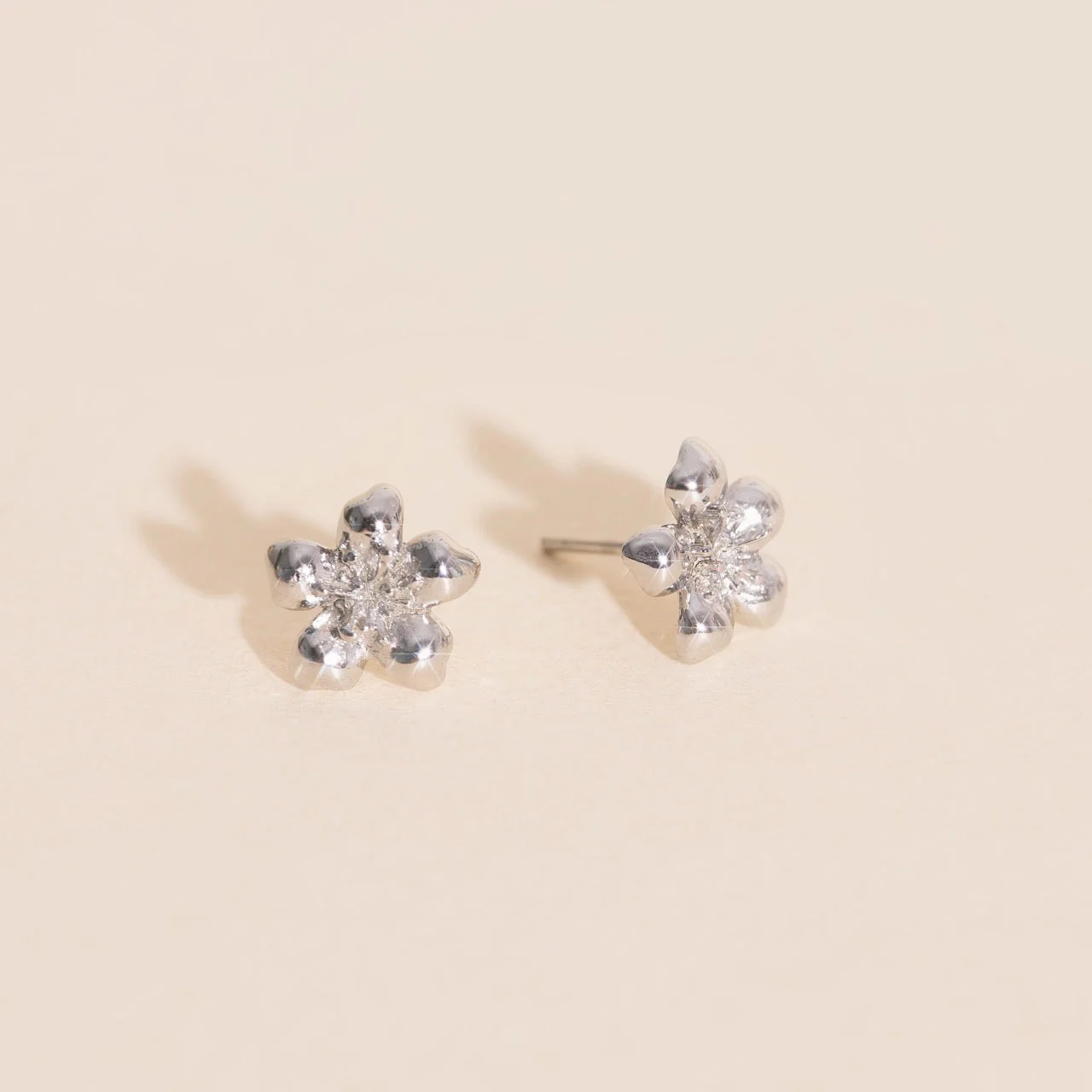 Mini Hibiscus Stud Earrings