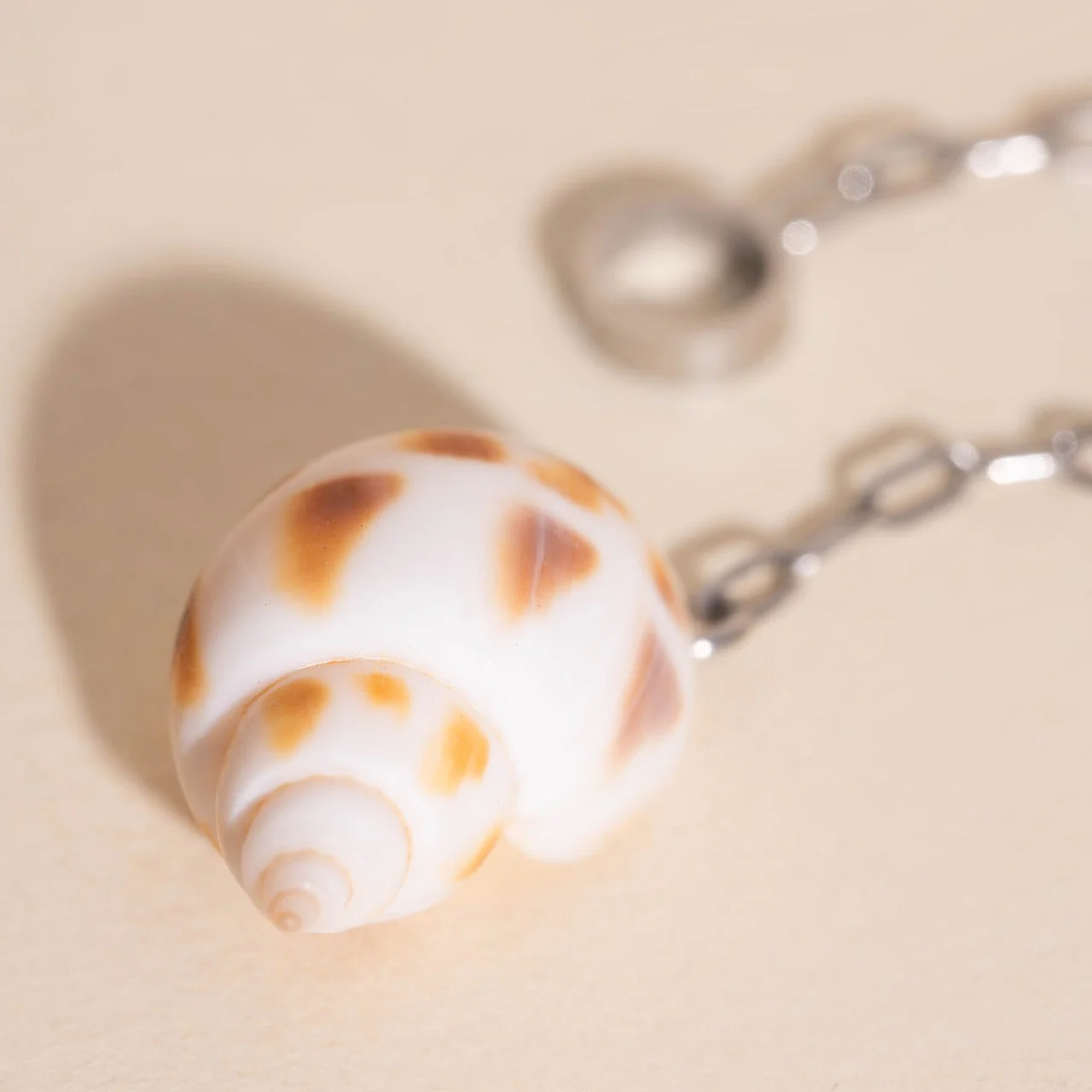 Mini Seashell Dangle Huggie Hoop Charms - Image 5