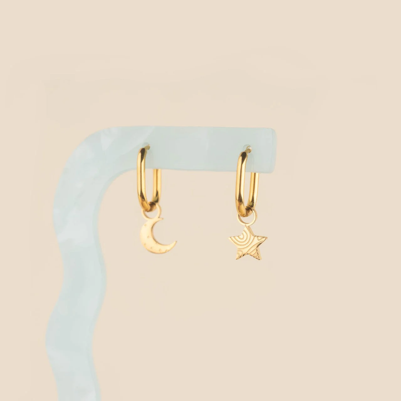 Moon Huggie Hoop Charms - Image 4