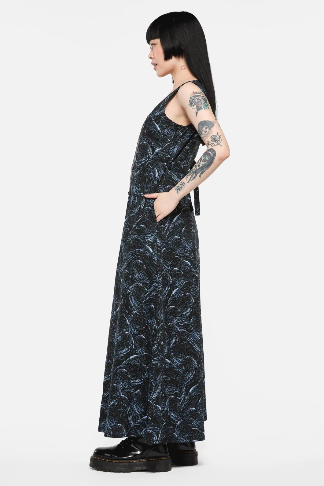 Murder Of Crows Midi Dress - Image 4