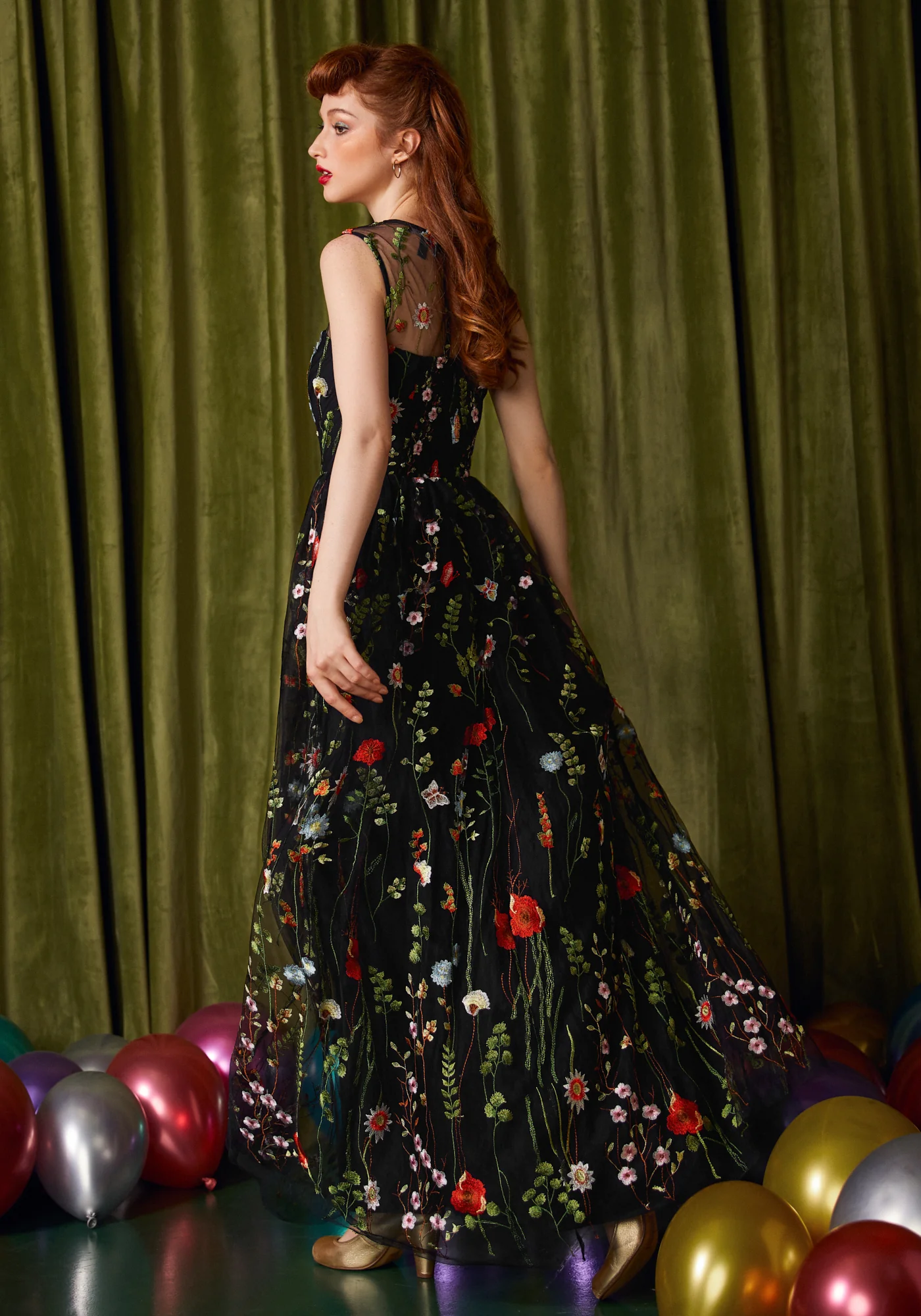 Mystique Mirage Fit & Flare Maxi Dress - Image 3