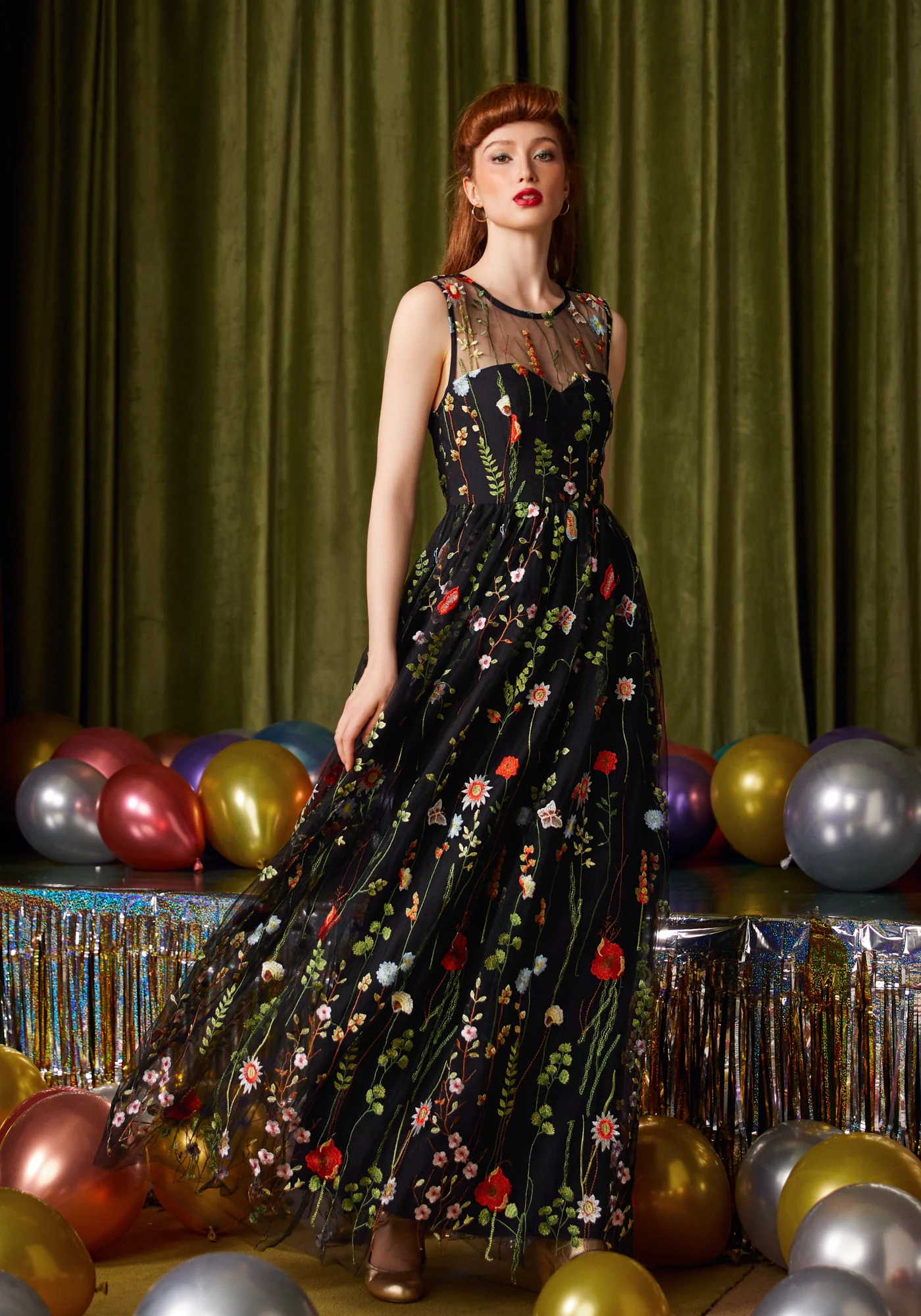 Mystique Mirage Fit & Flare Maxi Dress - Image 5