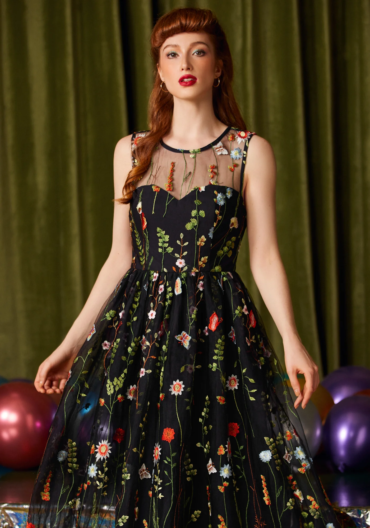 Mystique Mirage Fit & Flare Maxi Dress - Image 6