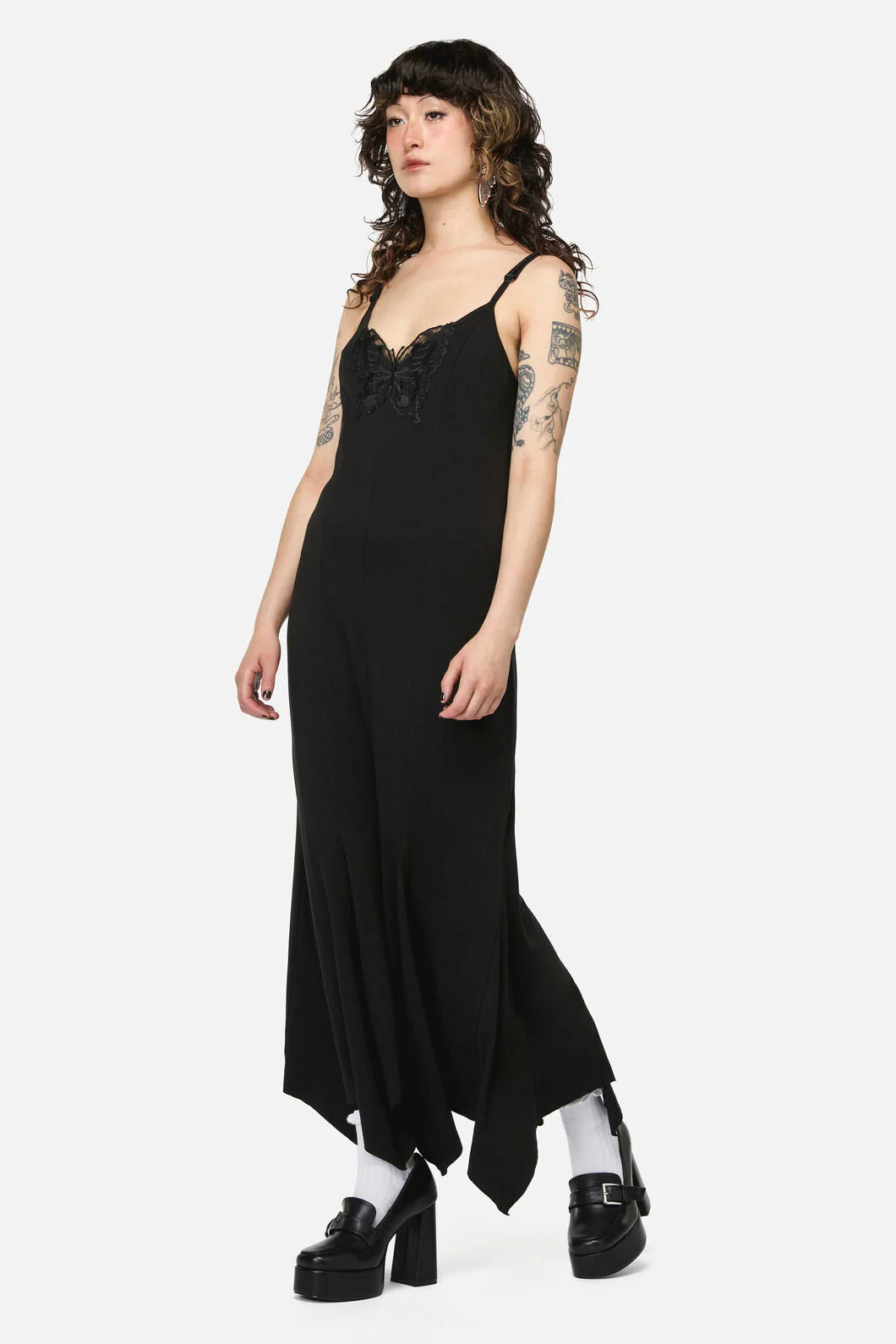 Naiad Goth Maxi Dress - Image 3
