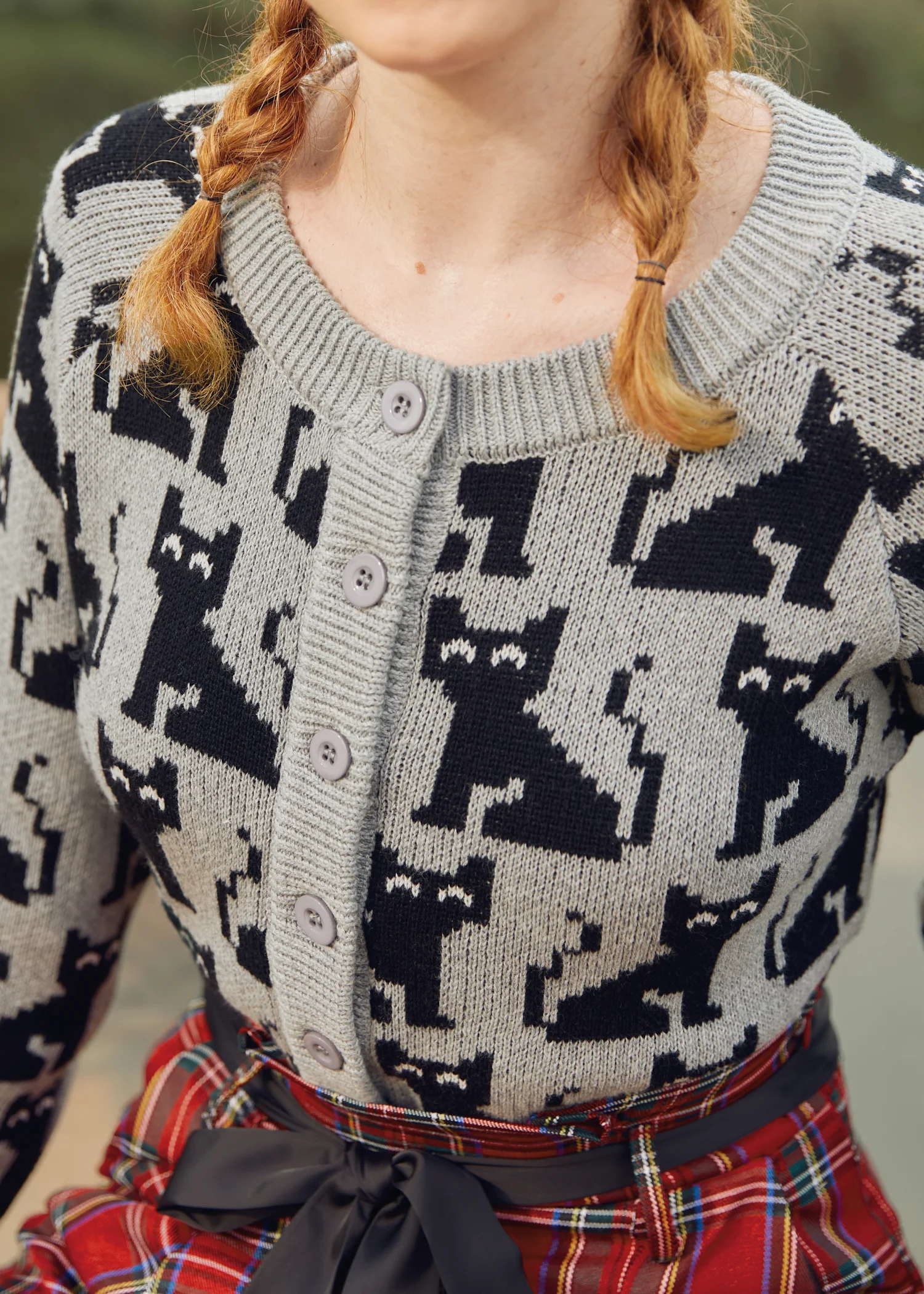 Notes of Nostalgia Crewneck Cardigan - Image 3