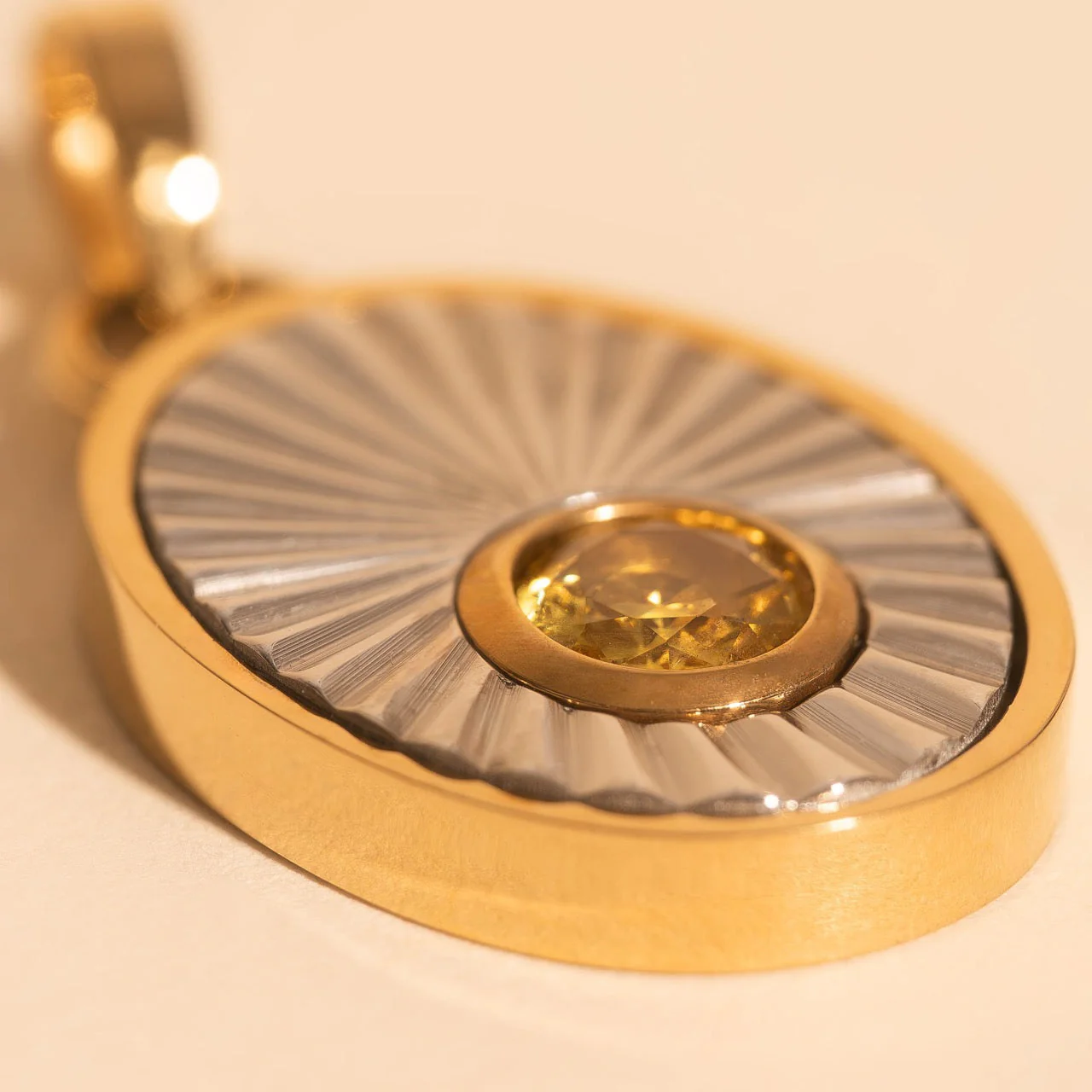 November Birthstone Necklace Charm - Image 3