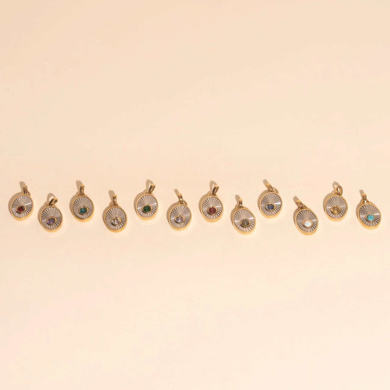 November Birthstone Necklace Charm - Image 4