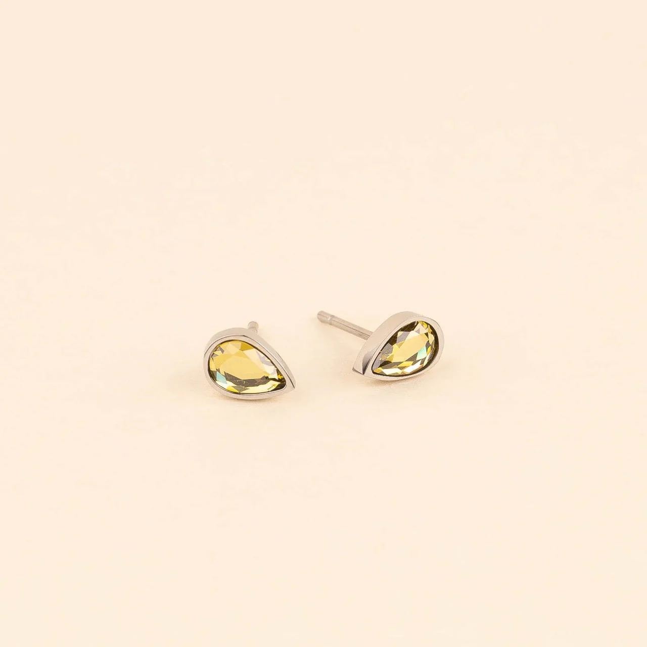 November Birthstone Stud Earrings - Image 3