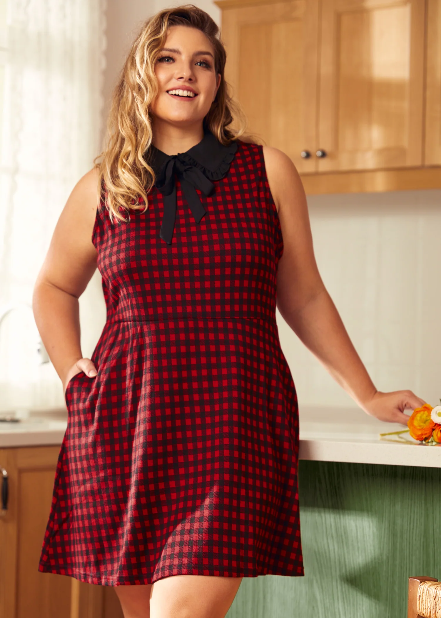 November Nostalgia Flare Dress - Image 2