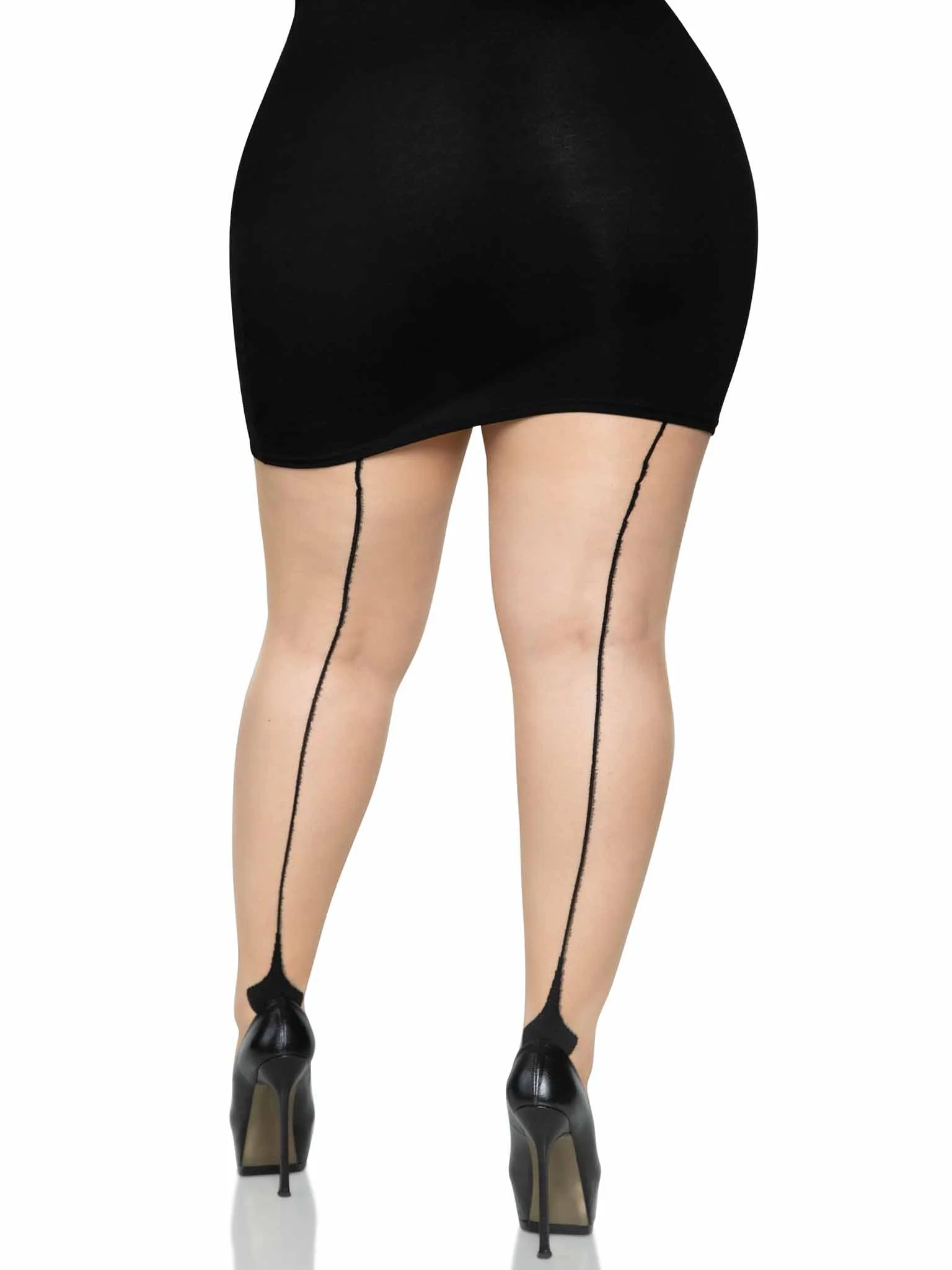 Nyx Plus Cuban Heel Pantyhose